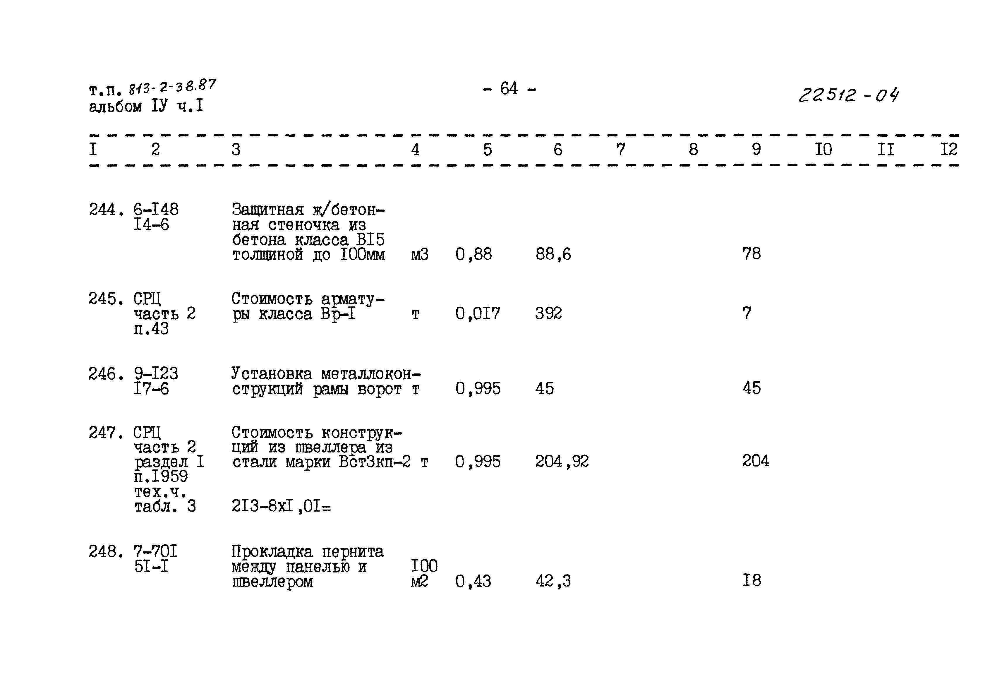 Типовой проект 813-2-38.87