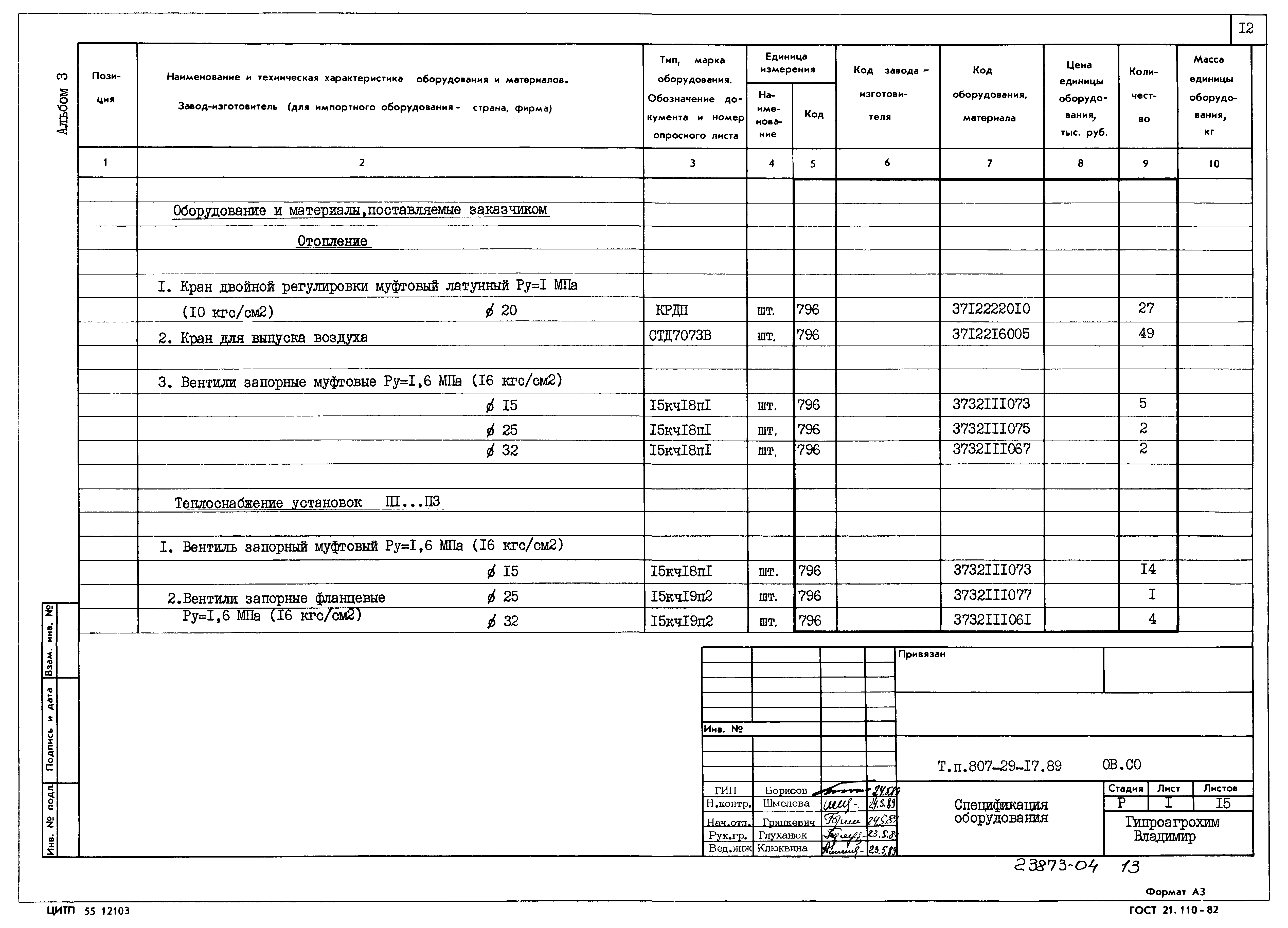 Типовой проект 807-29-17.89