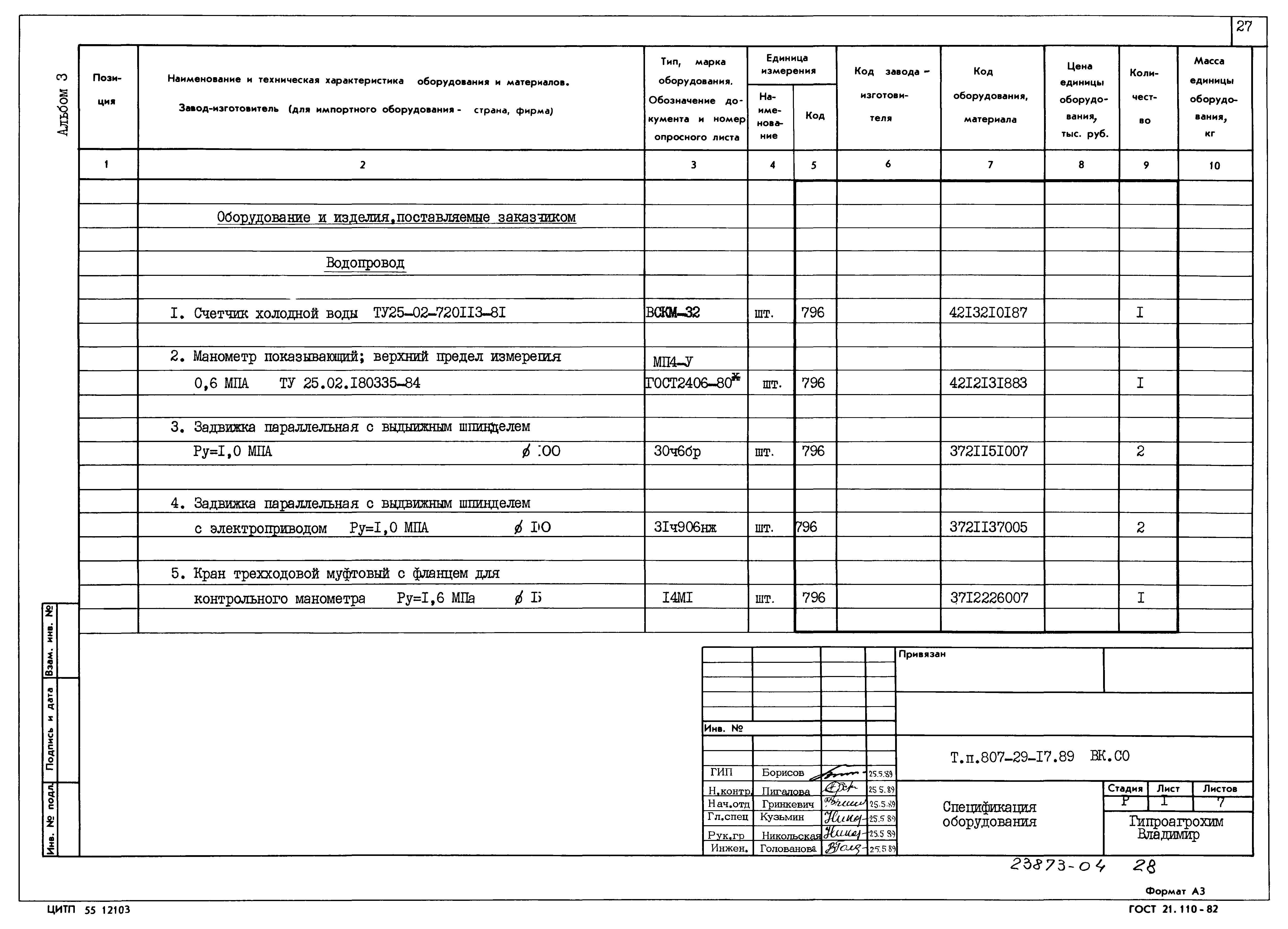 Типовой проект 807-29-17.89