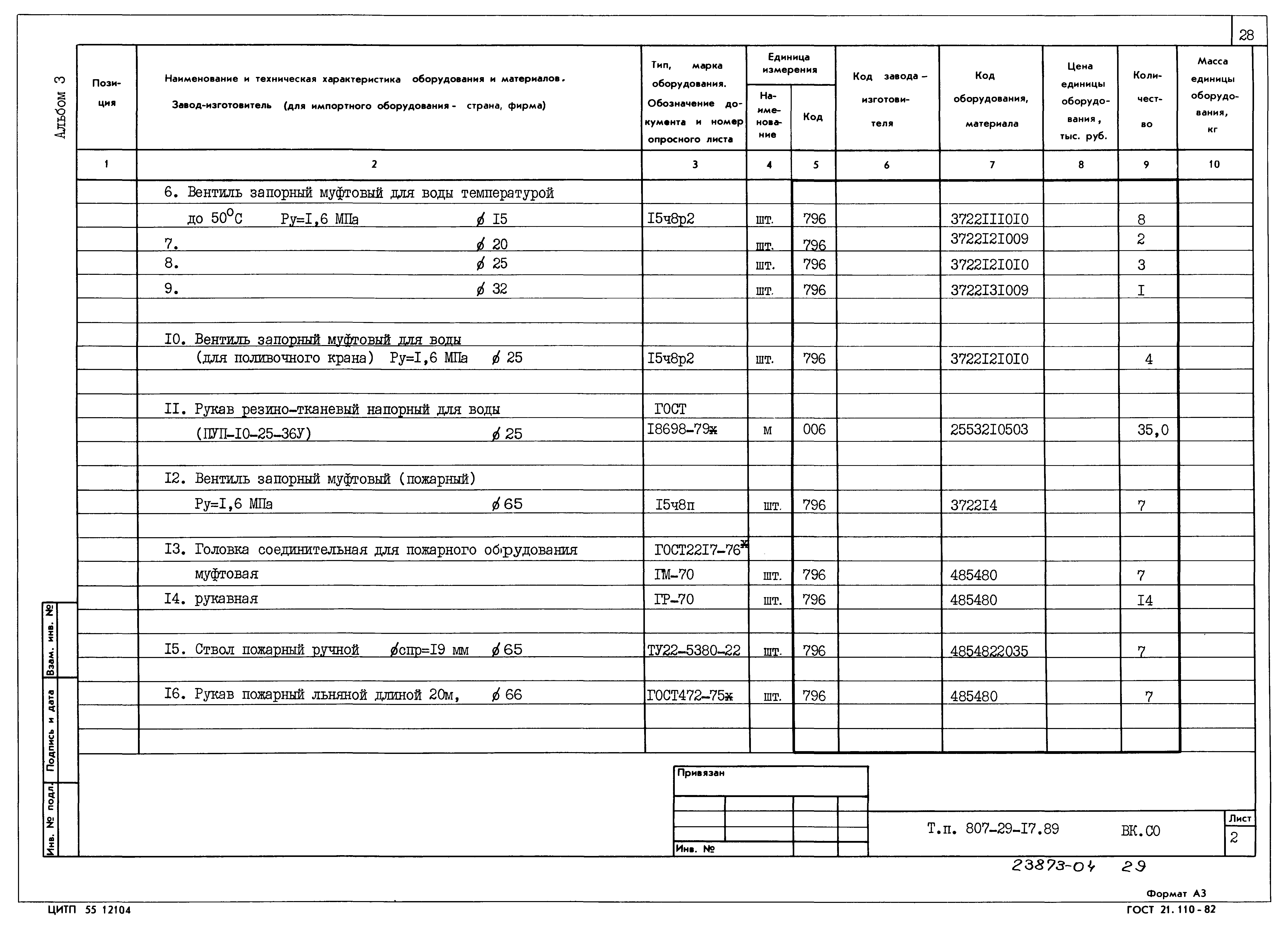 Типовой проект 807-29-17.89