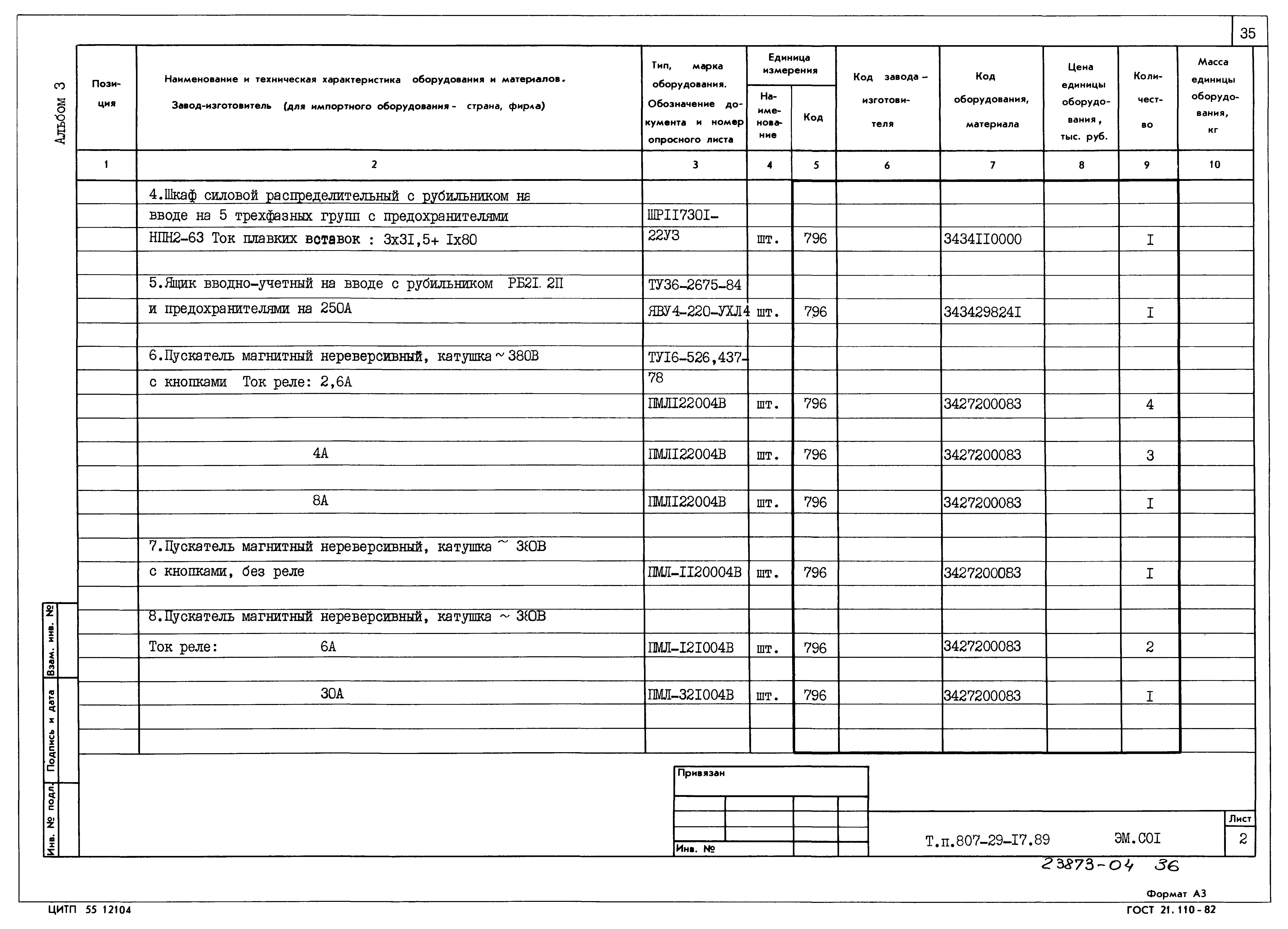 Типовой проект 807-29-17.89