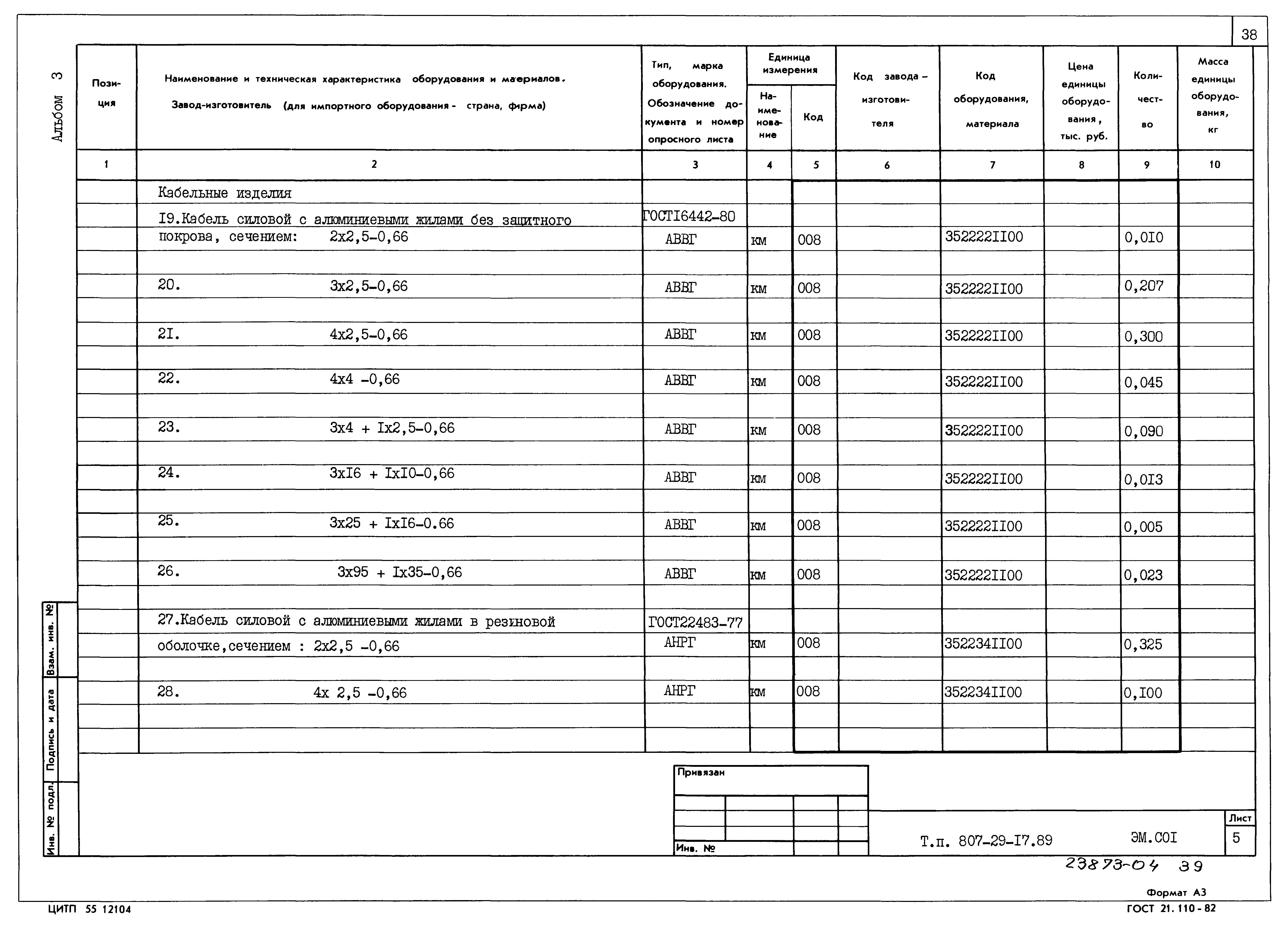 Типовой проект 807-29-17.89