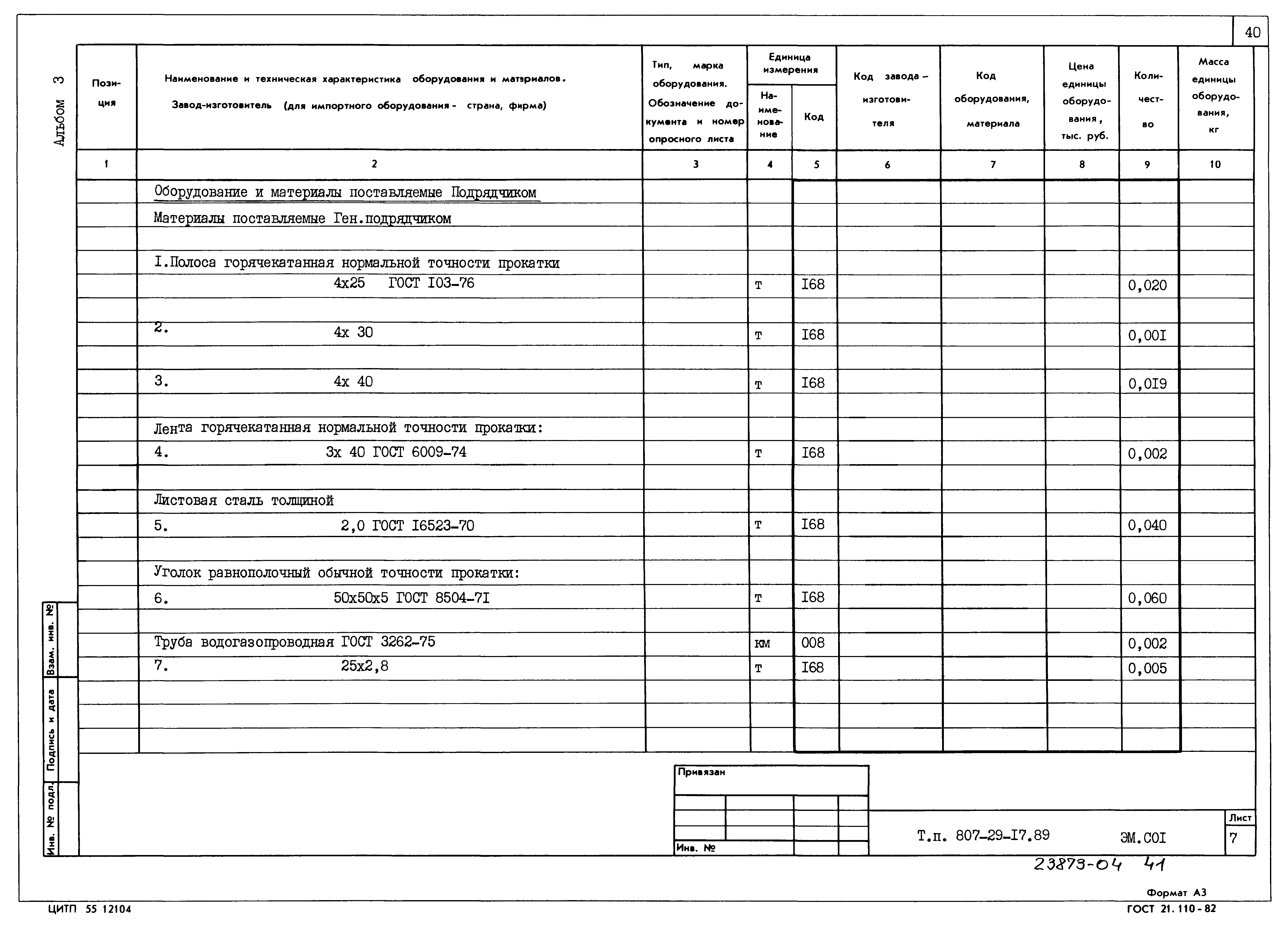 Типовой проект 807-29-17.89