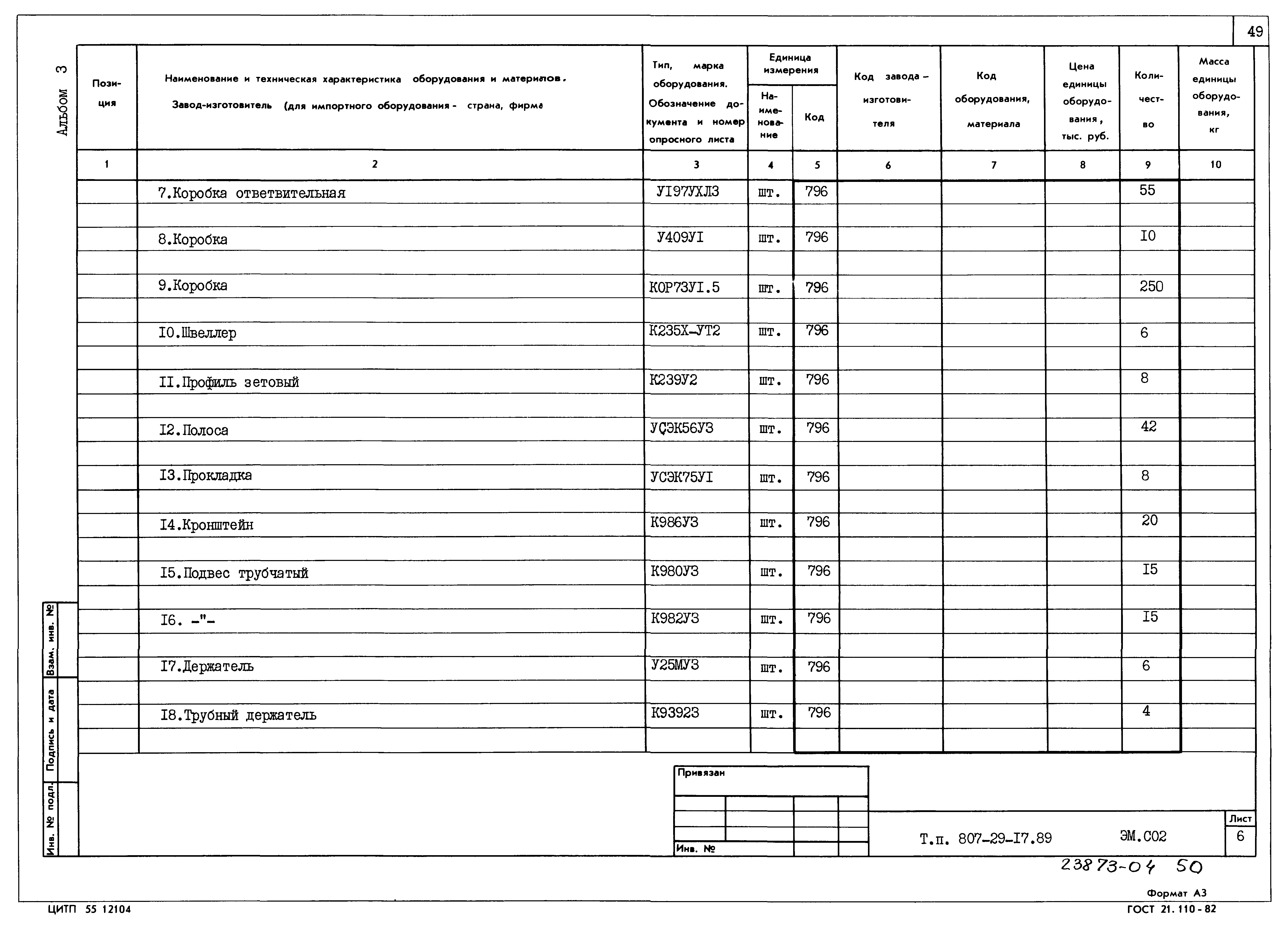 Типовой проект 807-29-17.89