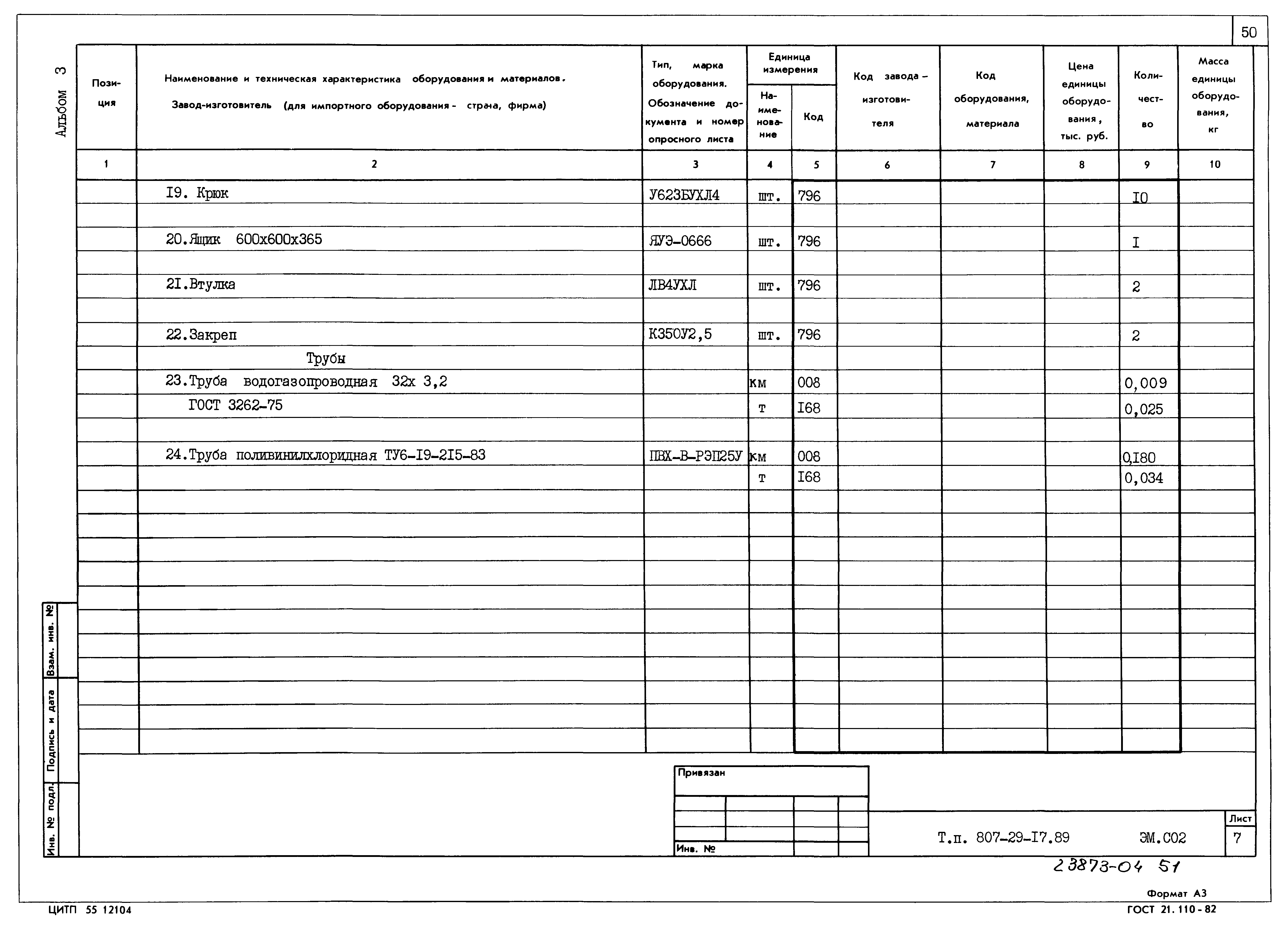 Типовой проект 807-29-17.89