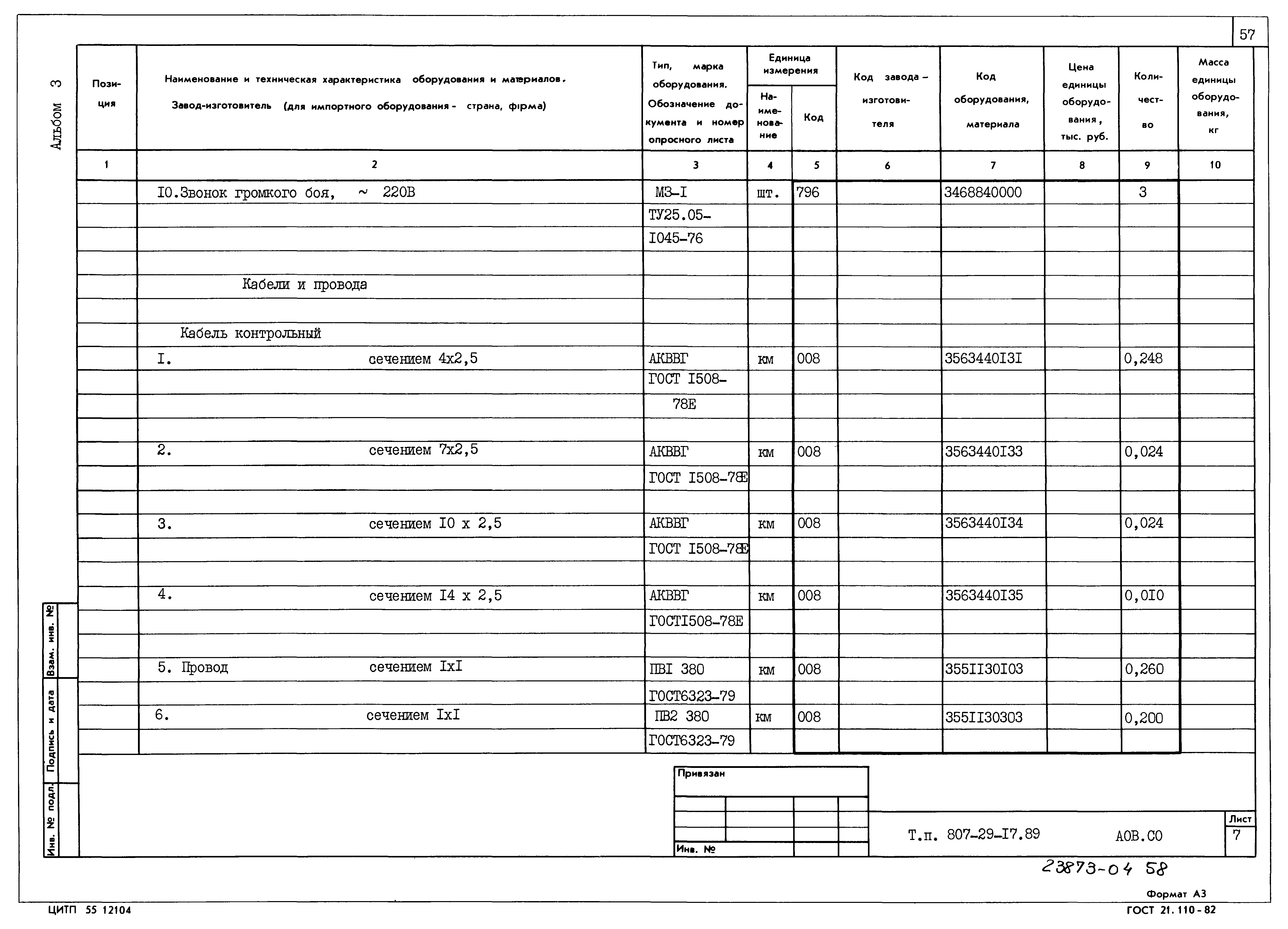Типовой проект 807-29-17.89