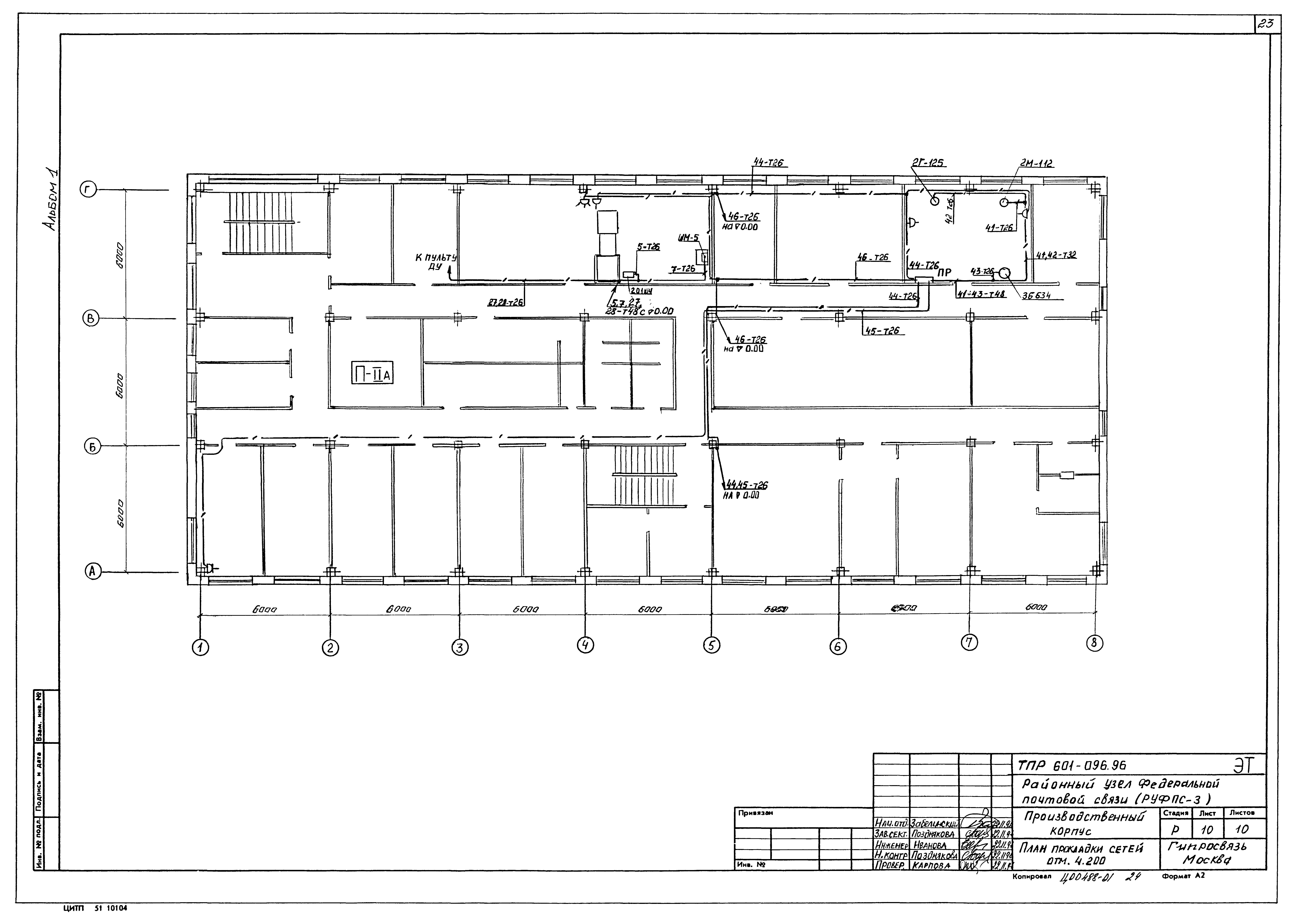 Типовые проектные решения 601-096.96