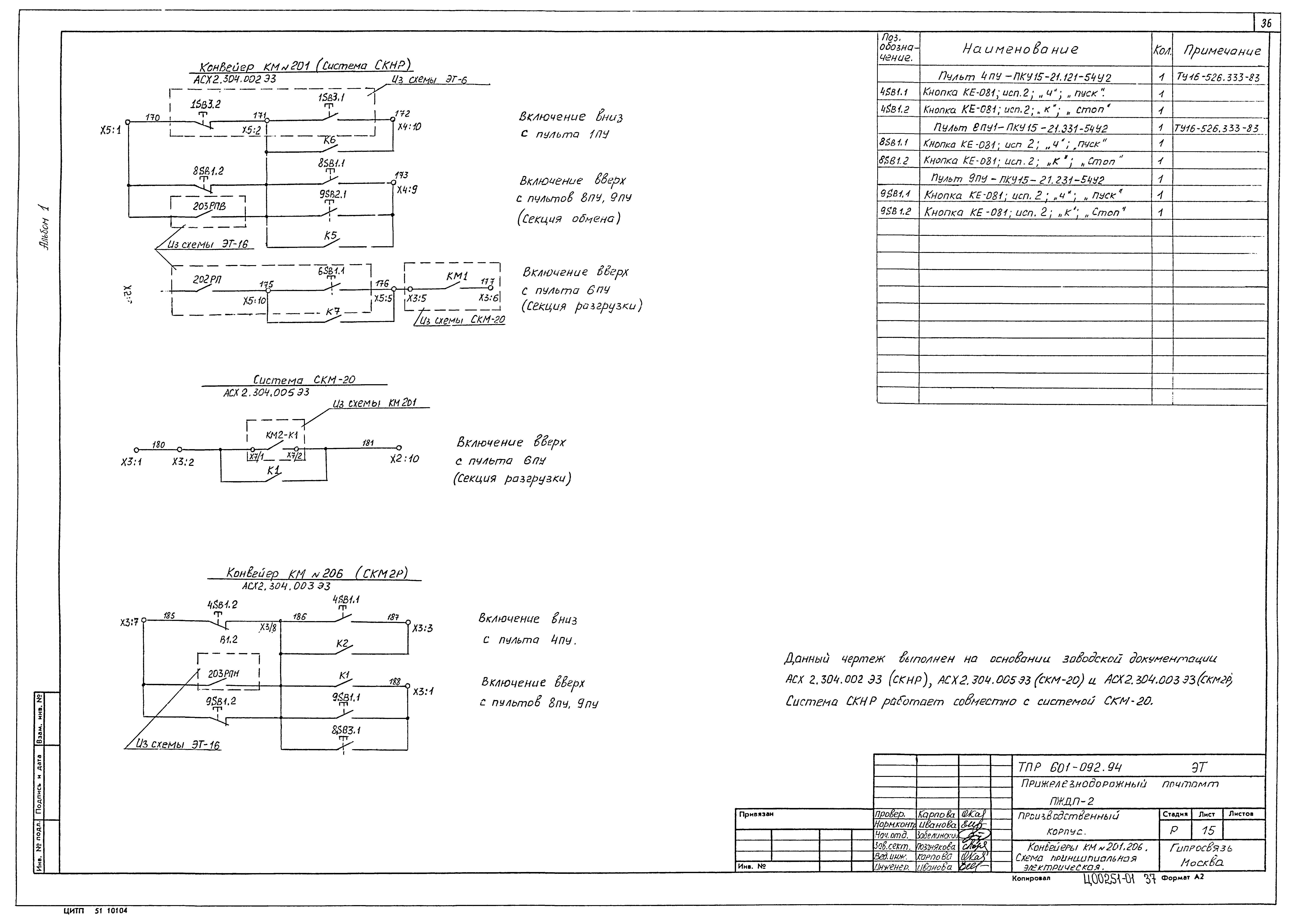 Типовые проектные решения 601-092.94