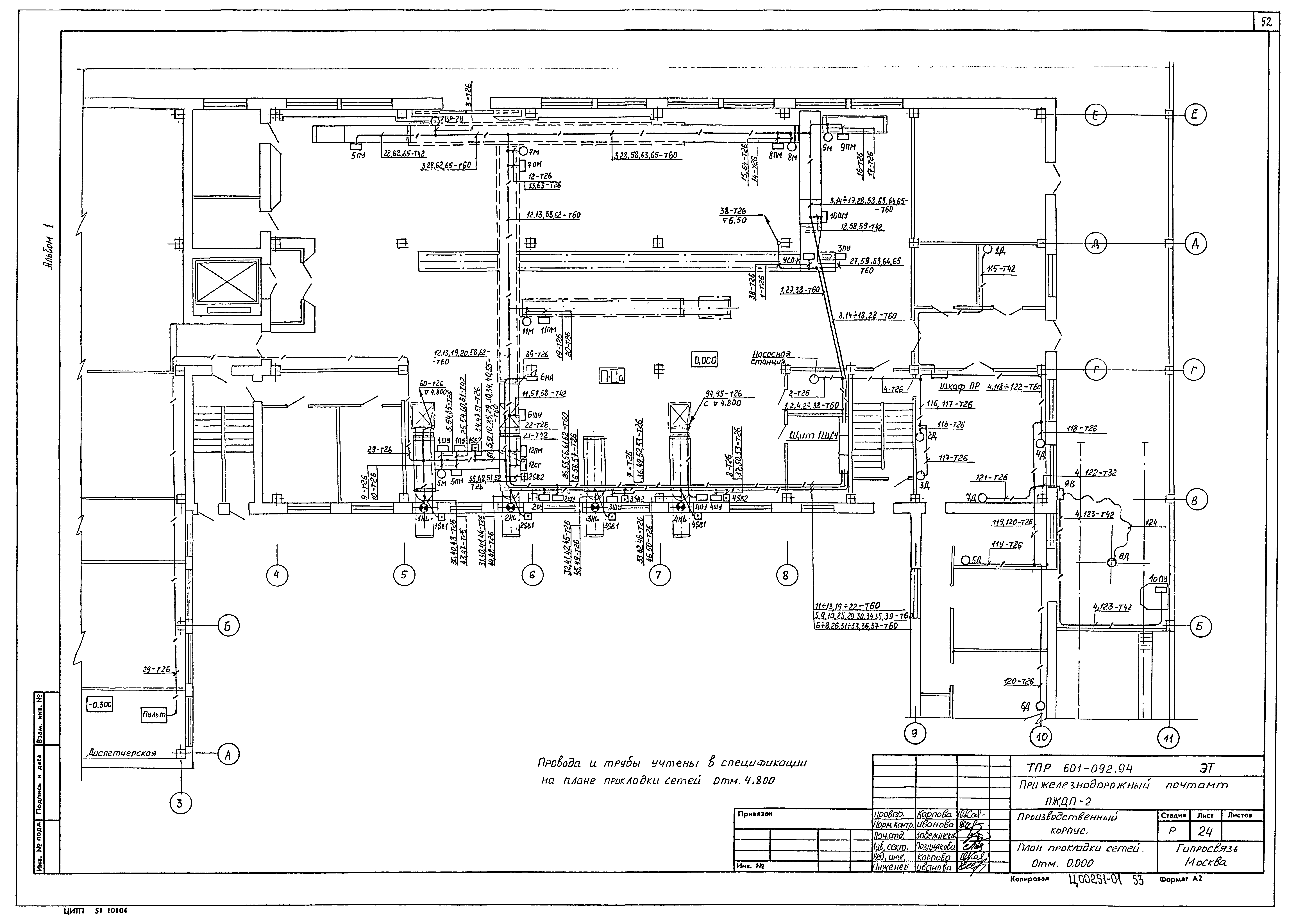 Типовые проектные решения 601-092.94