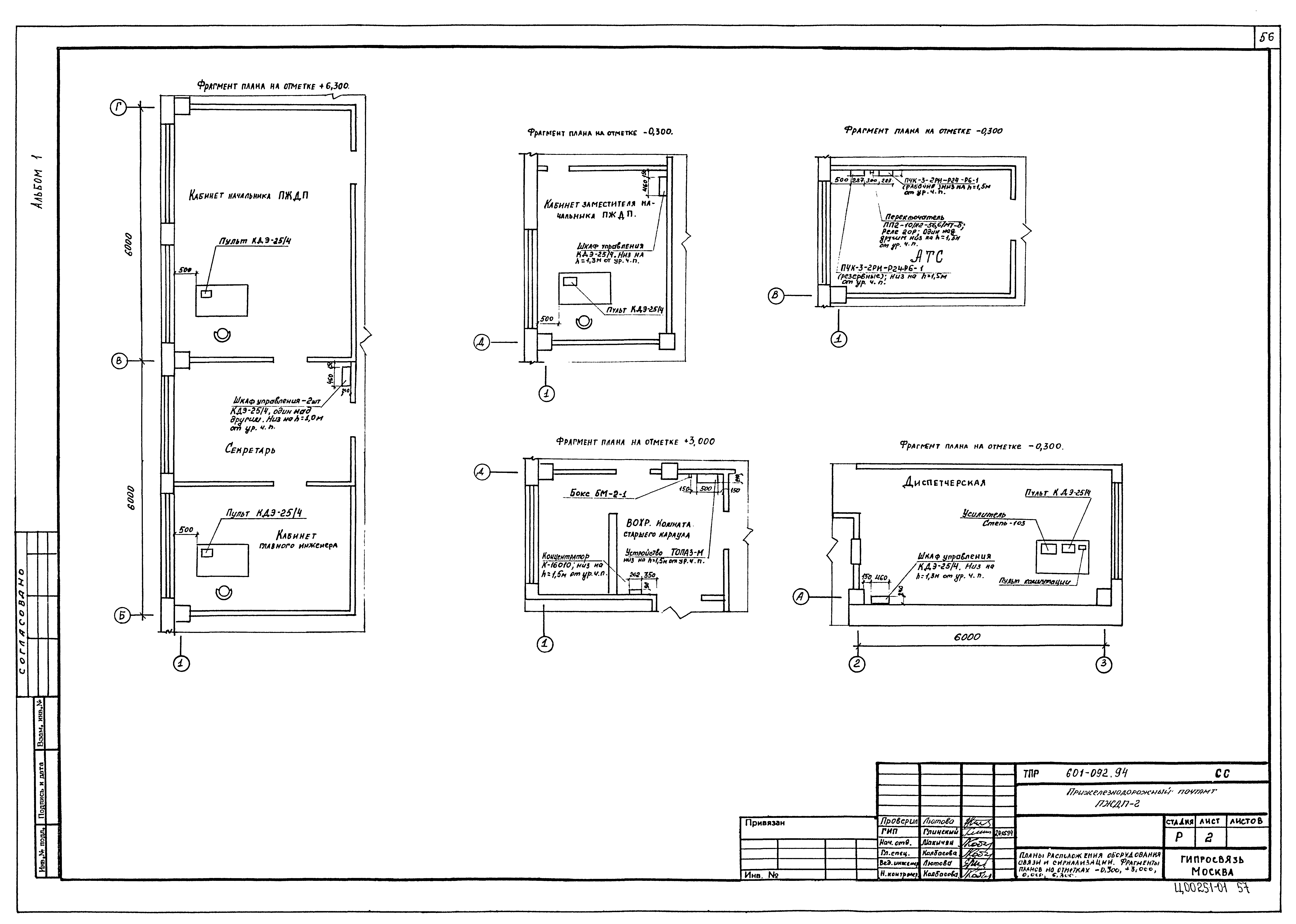 Типовые проектные решения 601-092.94