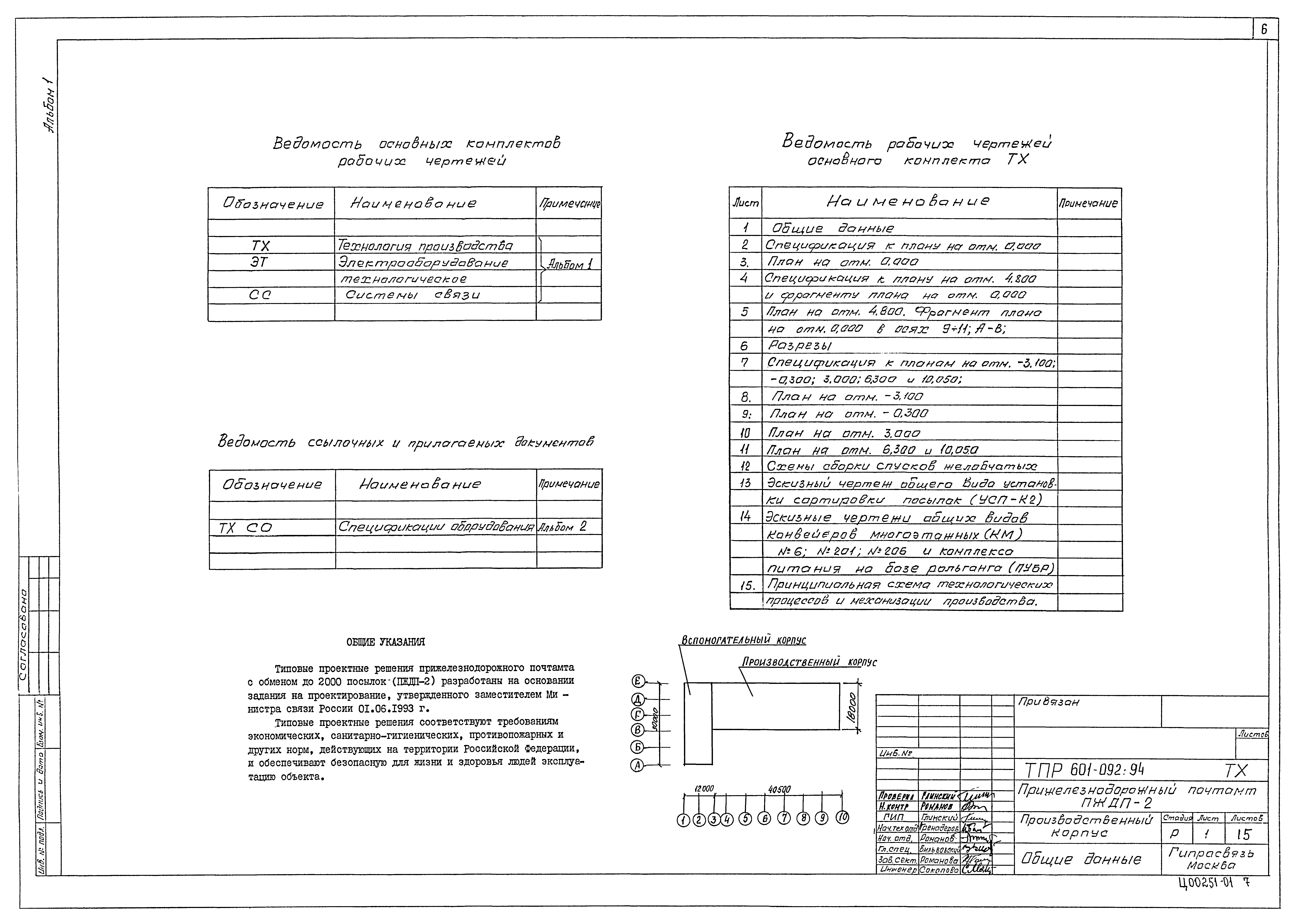 Типовые проектные решения 601-092.94