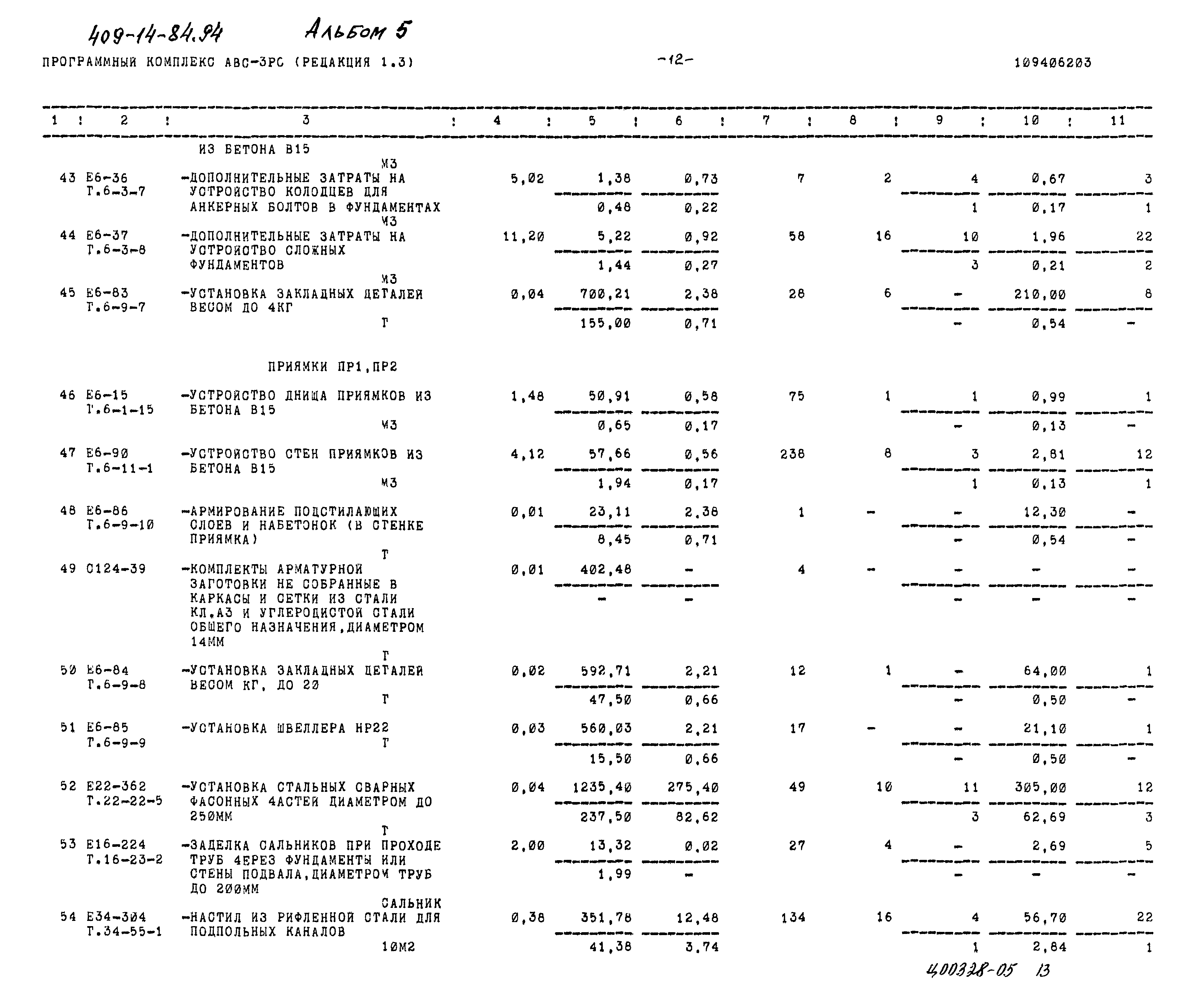 Типовой проект 409-14-84.94