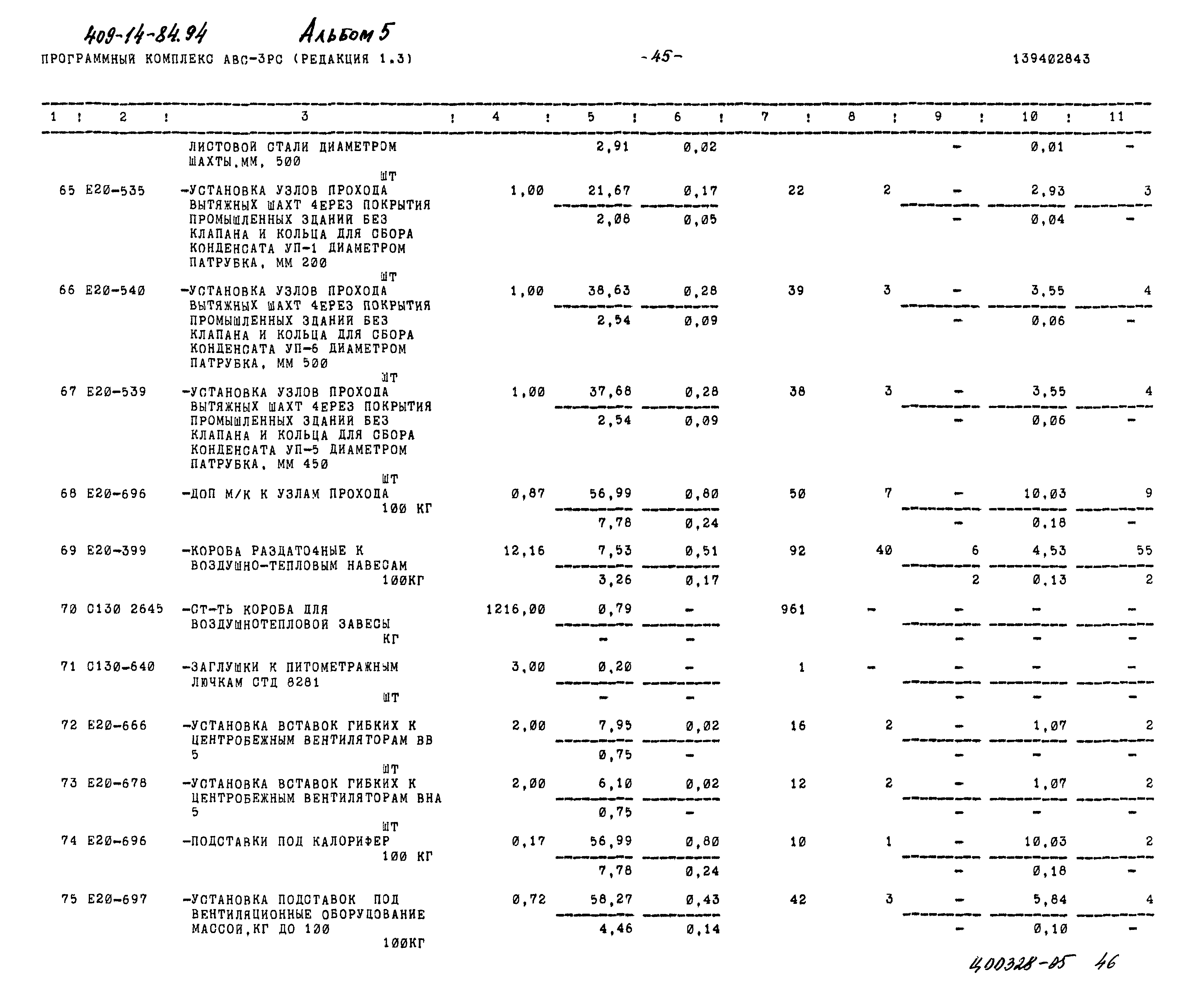 Типовой проект 409-14-84.94