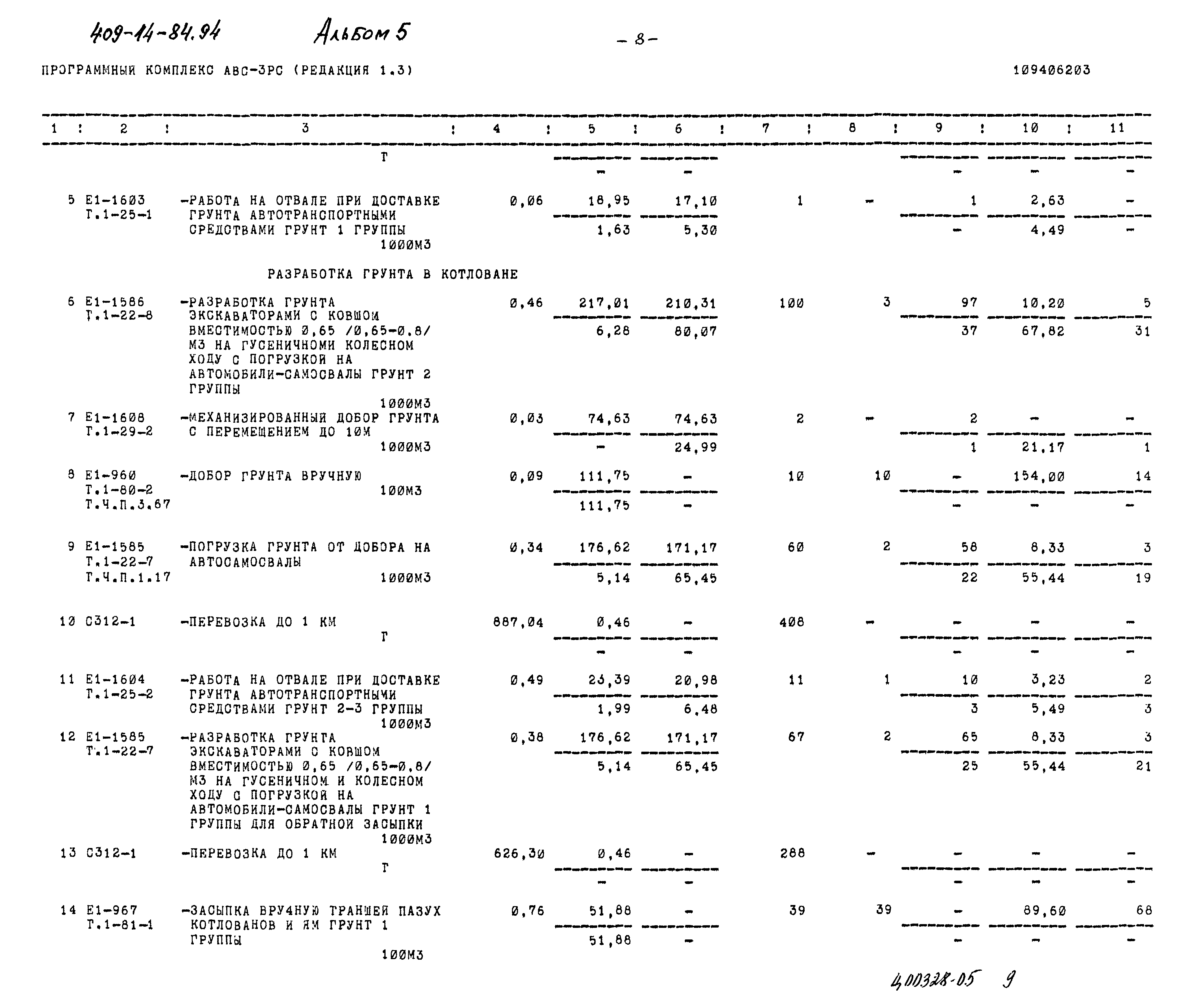 Типовой проект 409-14-84.94