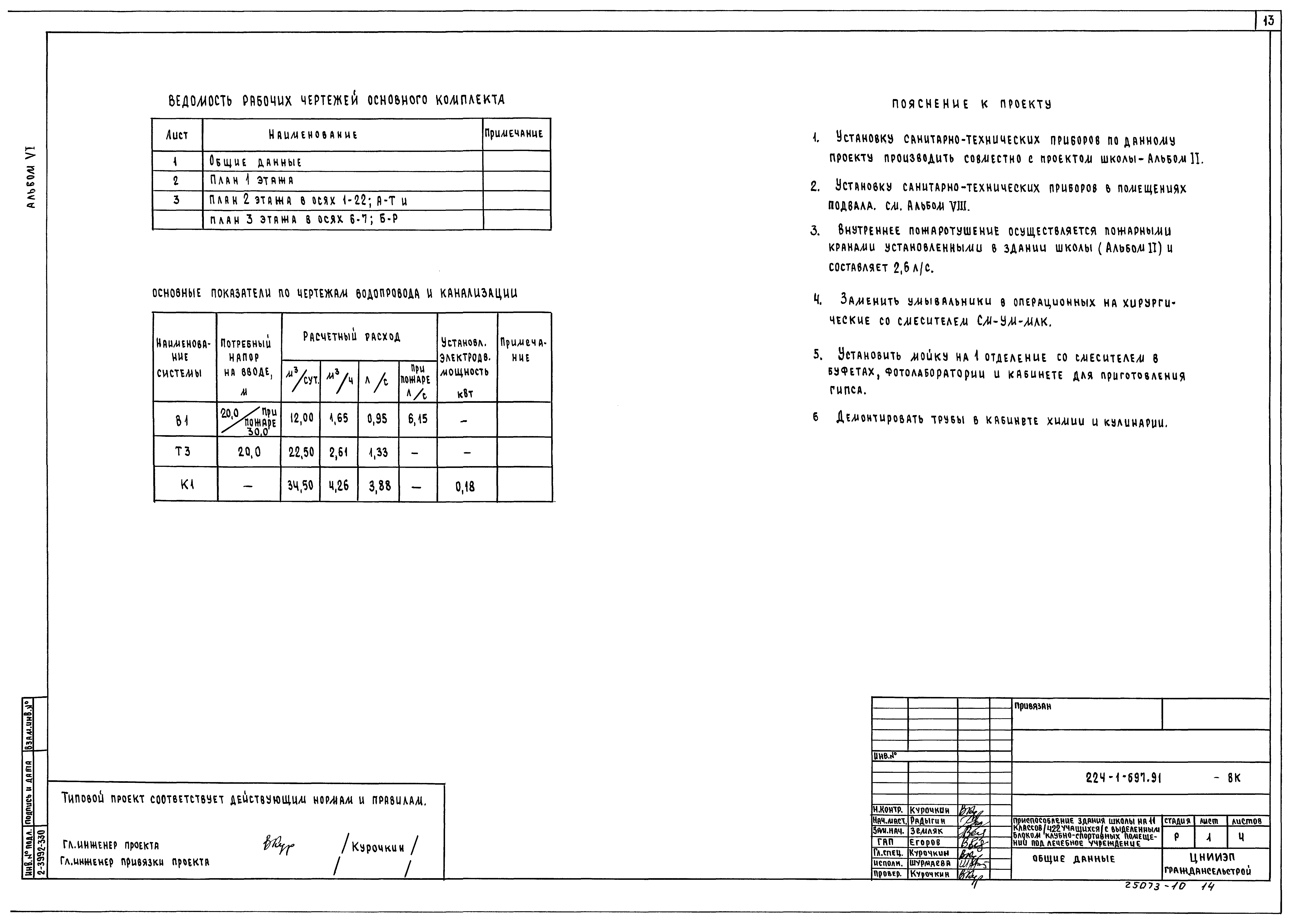 Типовой проект 224-1-697.91
