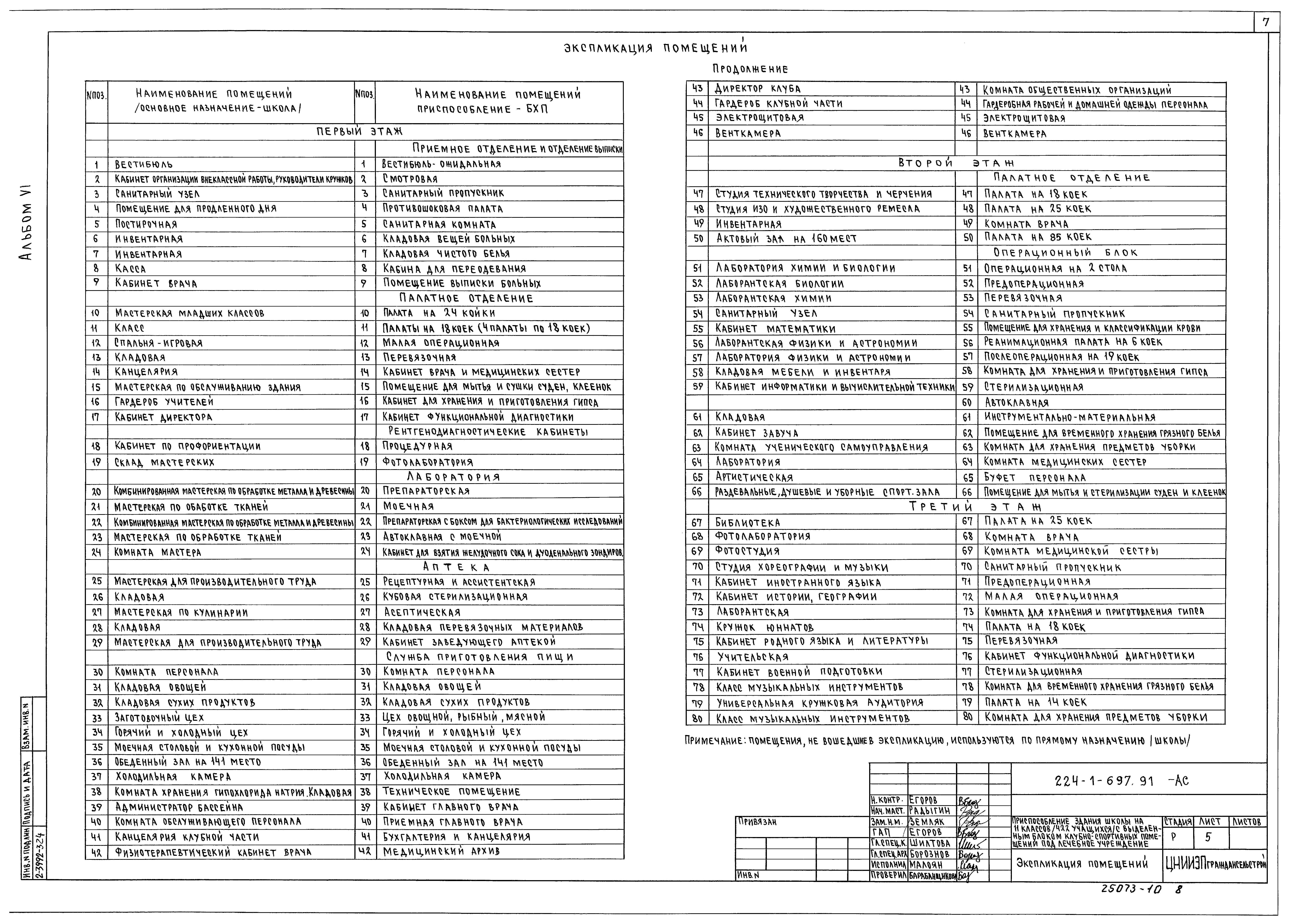 Типовой проект 224-1-697.91