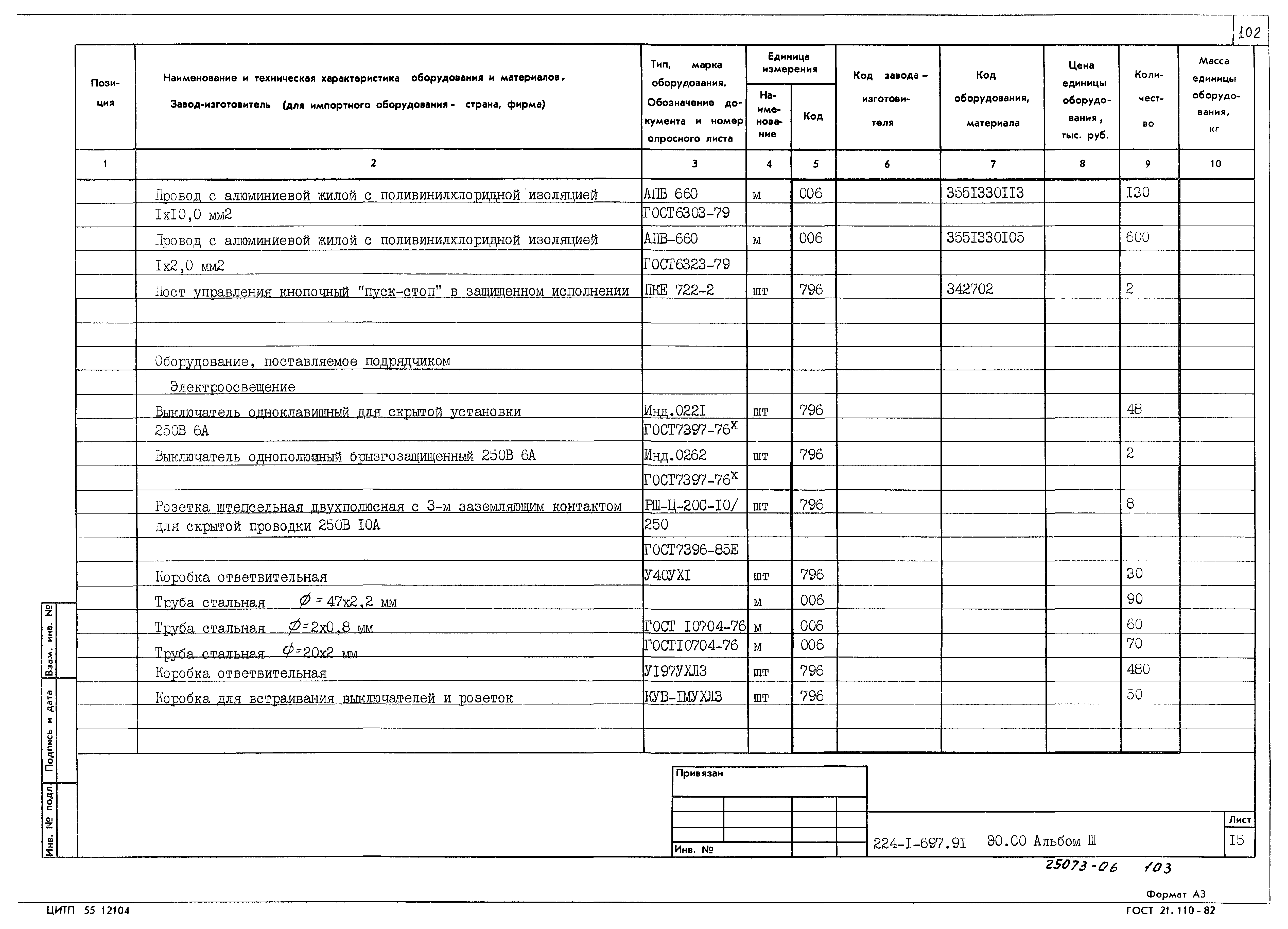Типовой проект 224-1-697.91