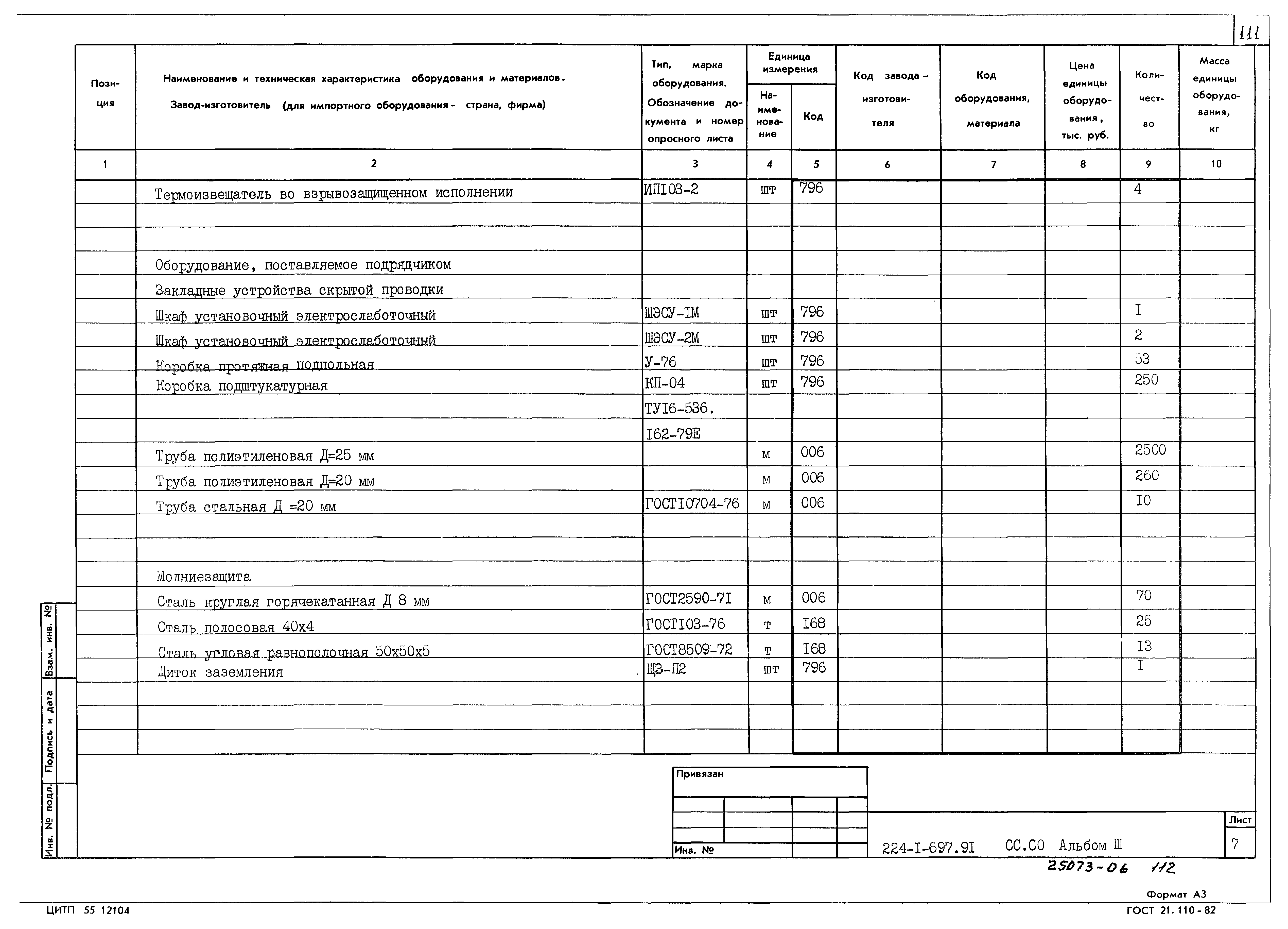 Типовой проект 224-1-697.91