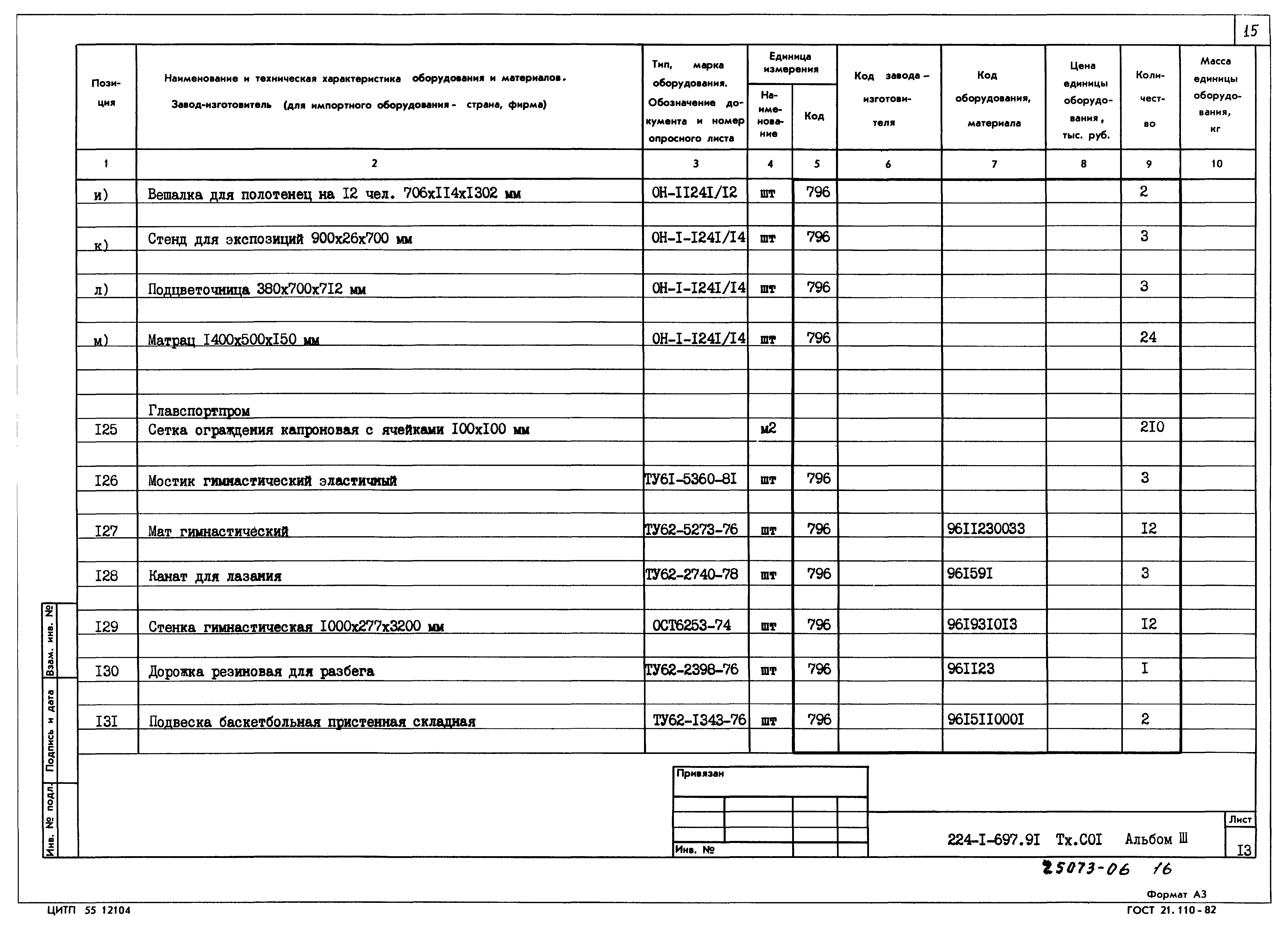 Типовой проект 224-1-697.91