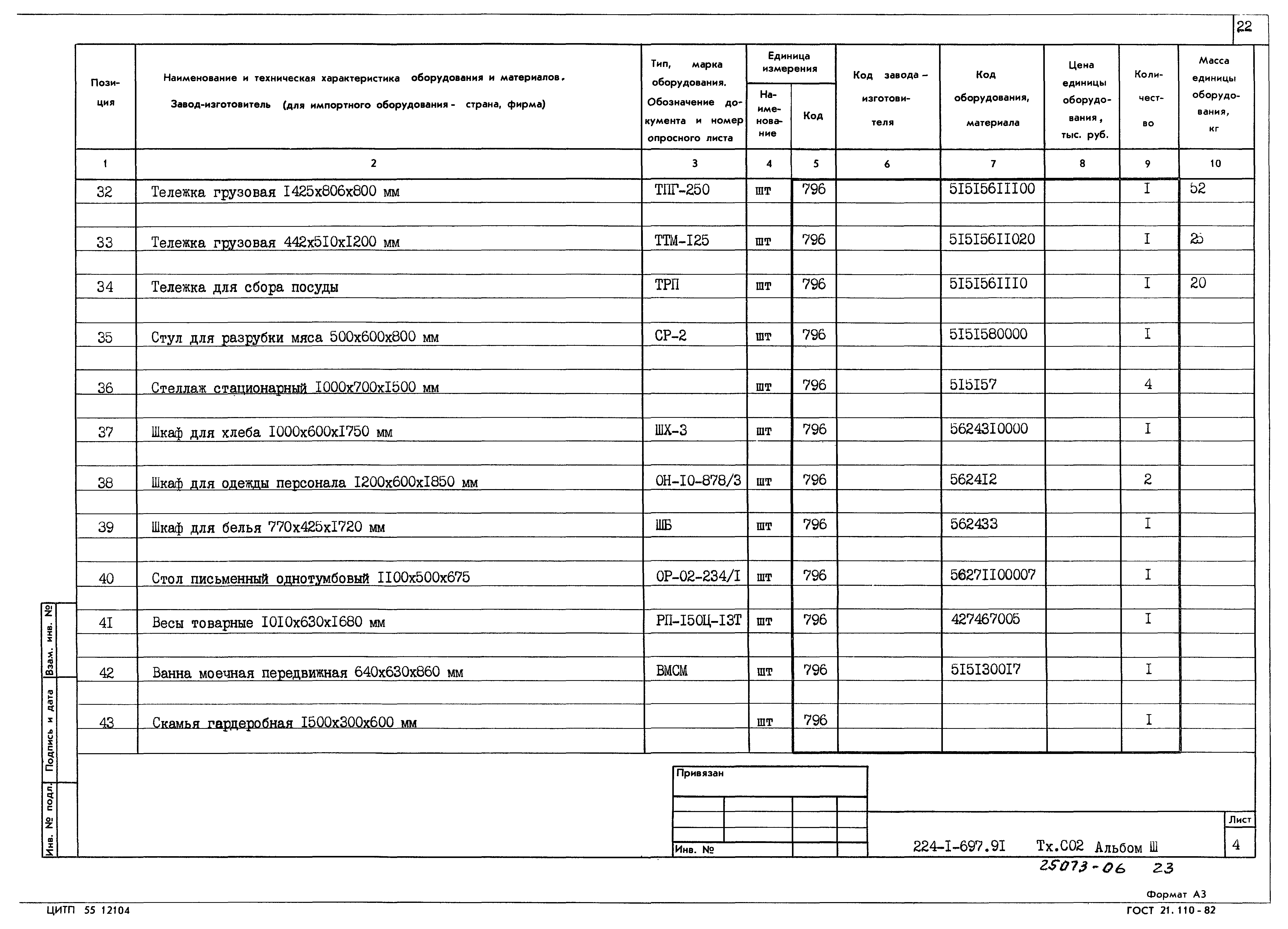Типовой проект 224-1-697.91
