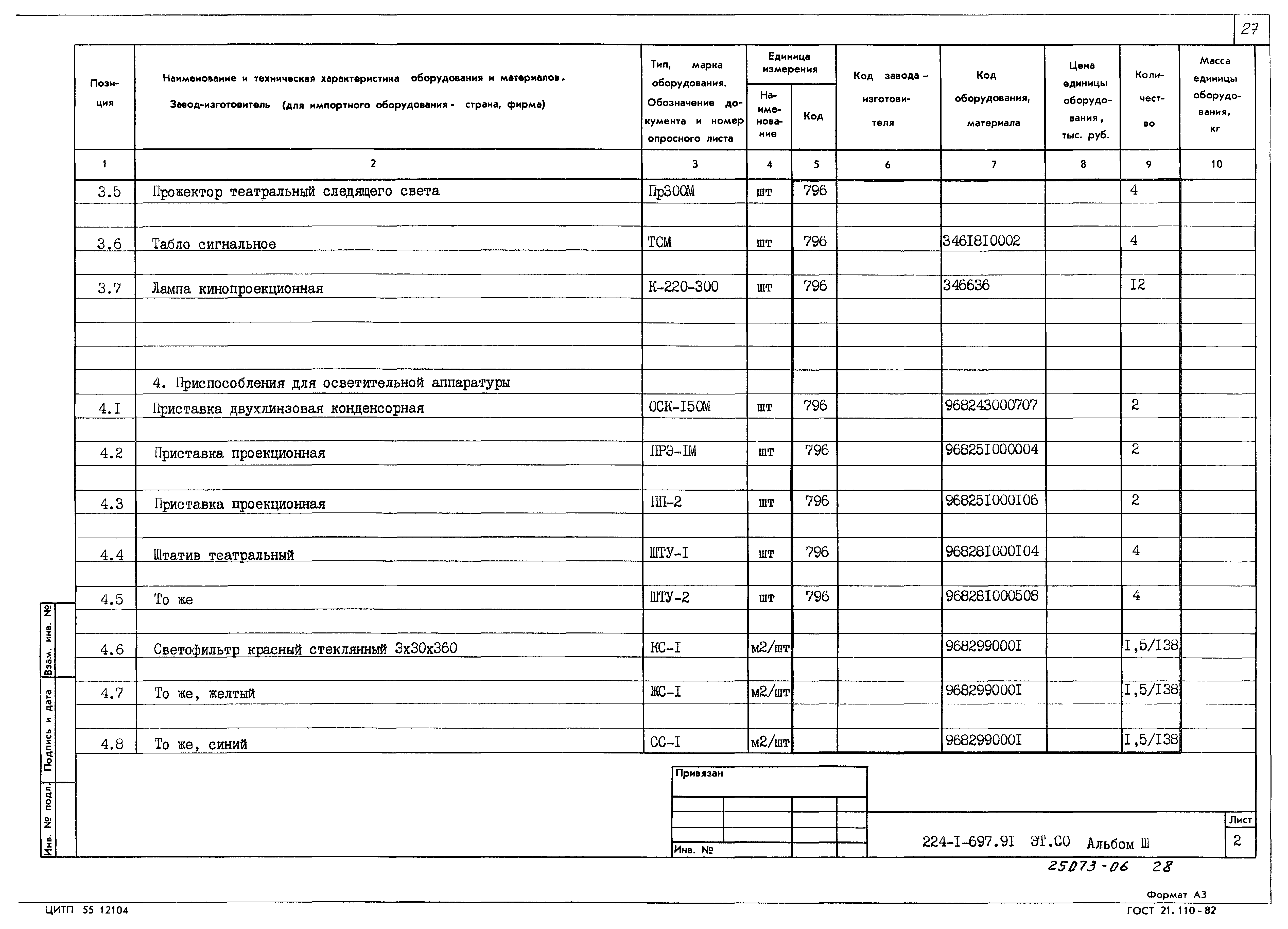 Типовой проект 224-1-697.91