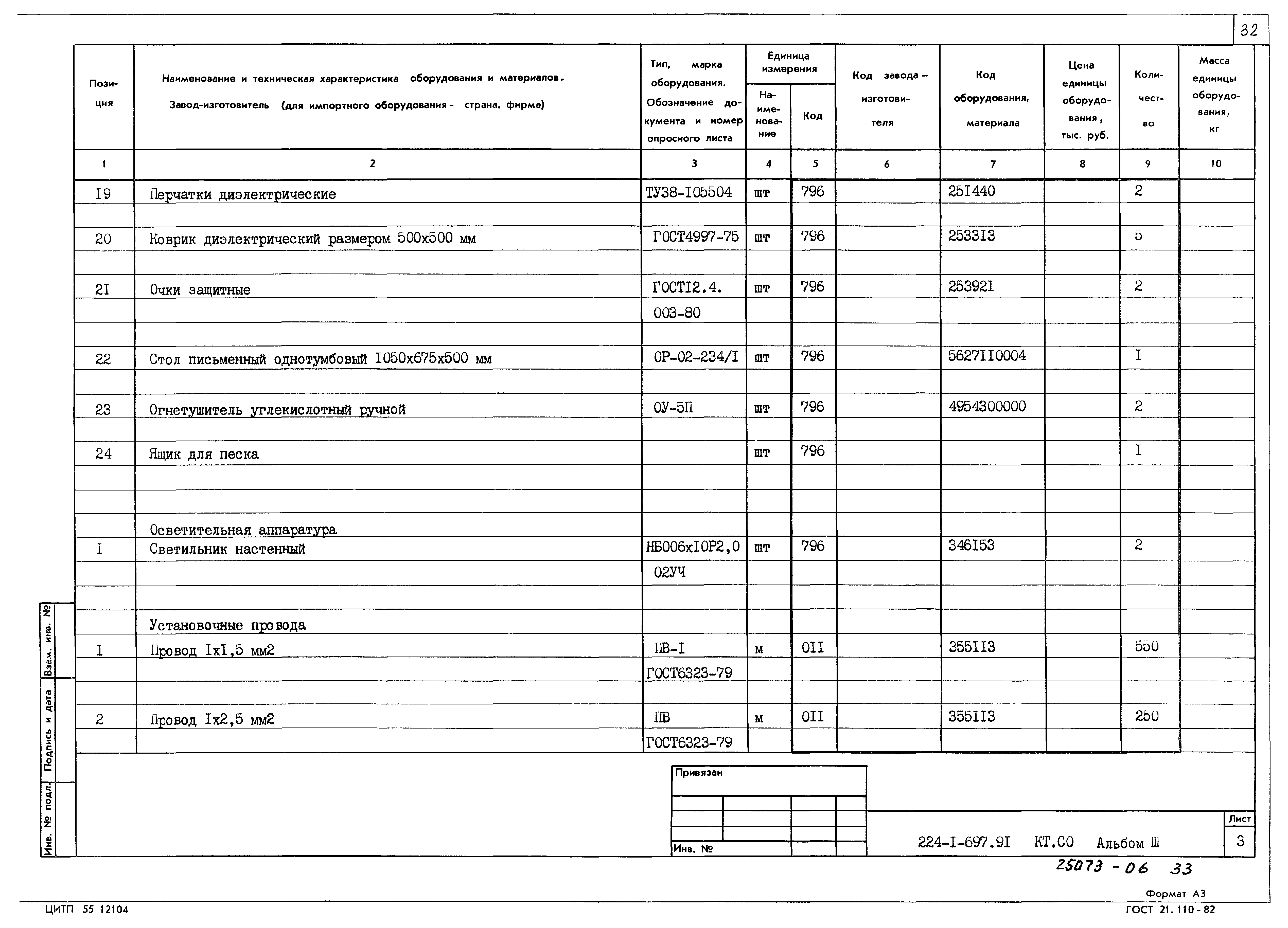 Типовой проект 224-1-697.91
