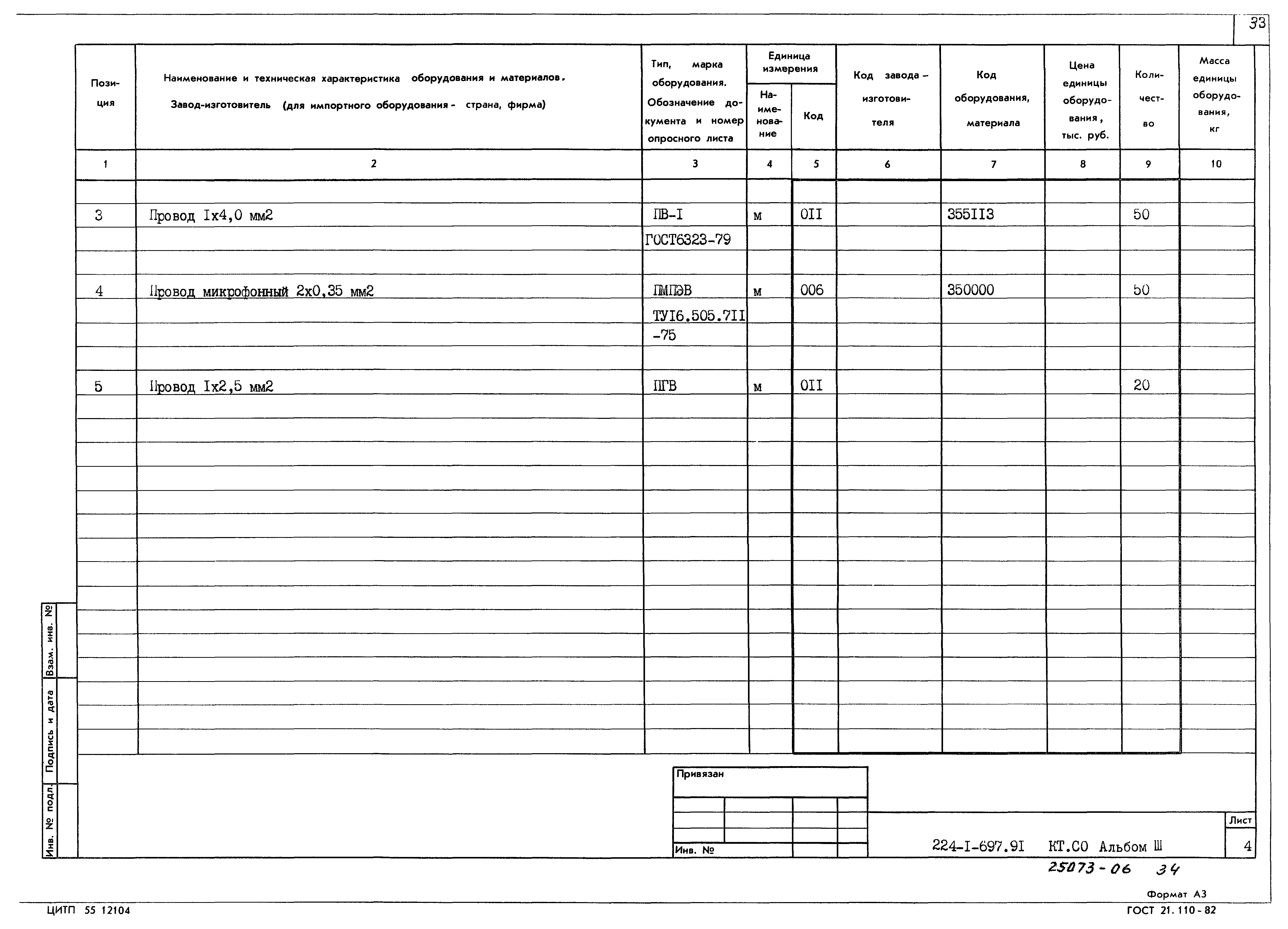 Типовой проект 224-1-697.91