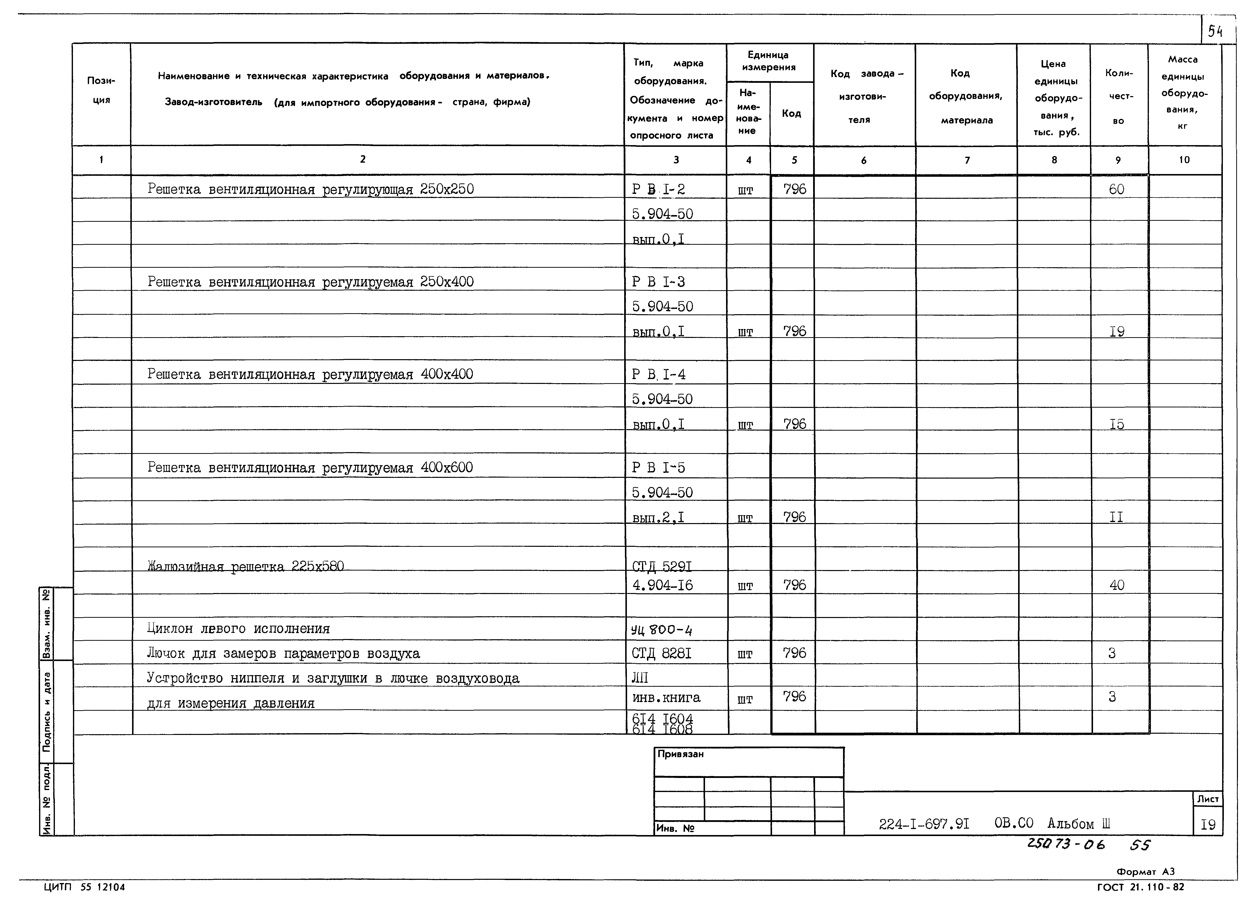 Типовой проект 224-1-697.91