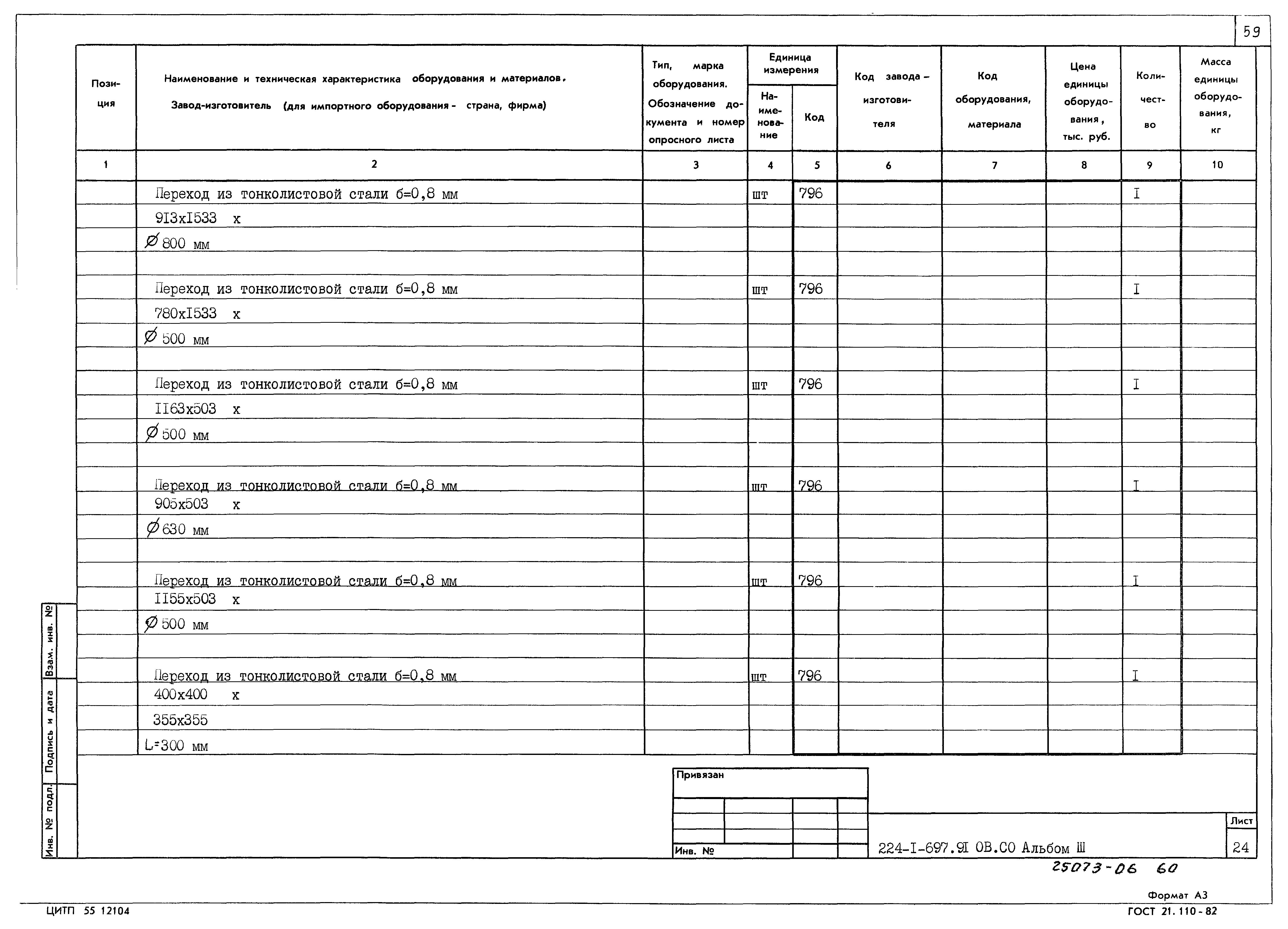 Типовой проект 224-1-697.91