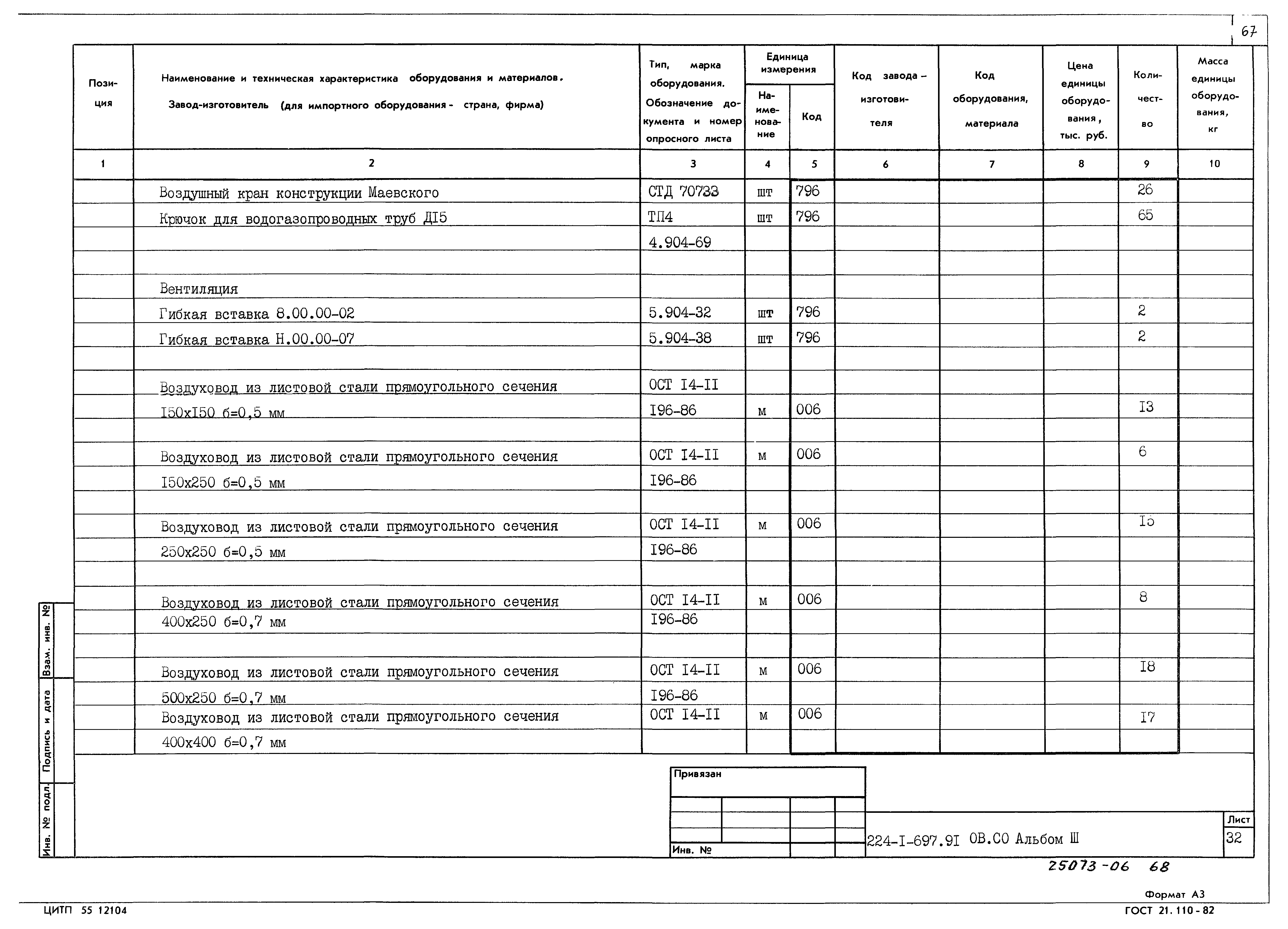 Типовой проект 224-1-697.91