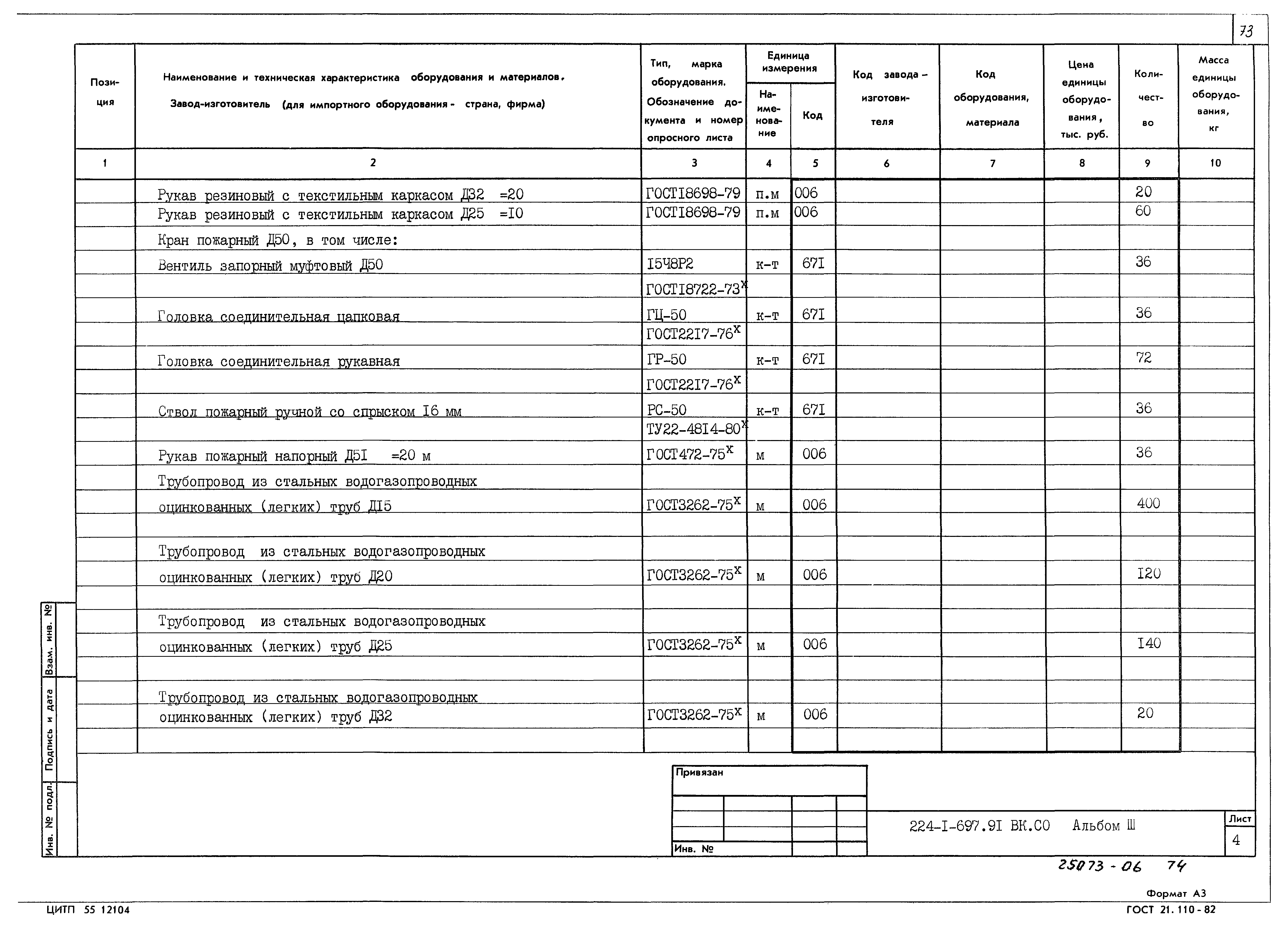 Типовой проект 224-1-697.91