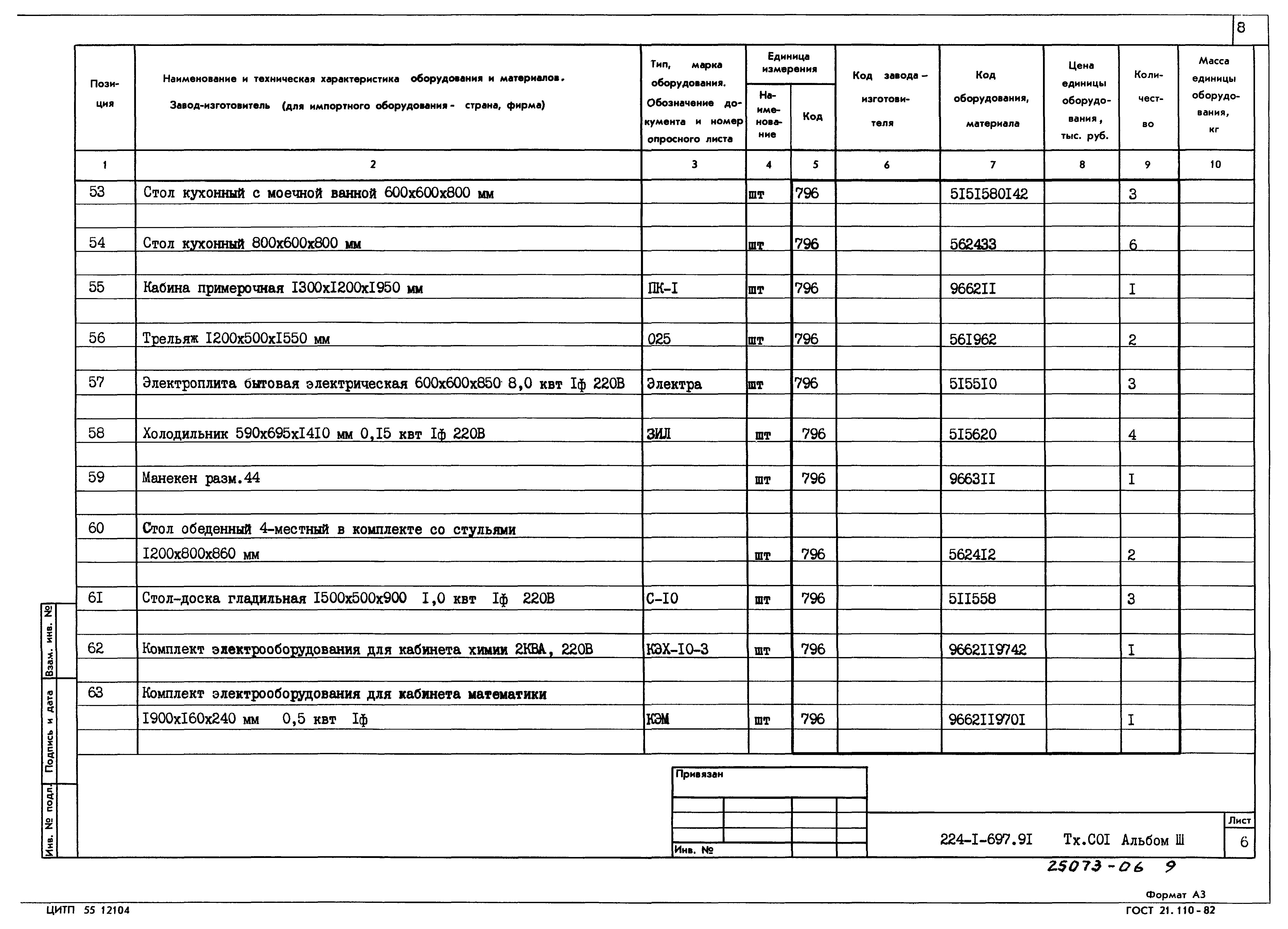 Типовой проект 224-1-697.91