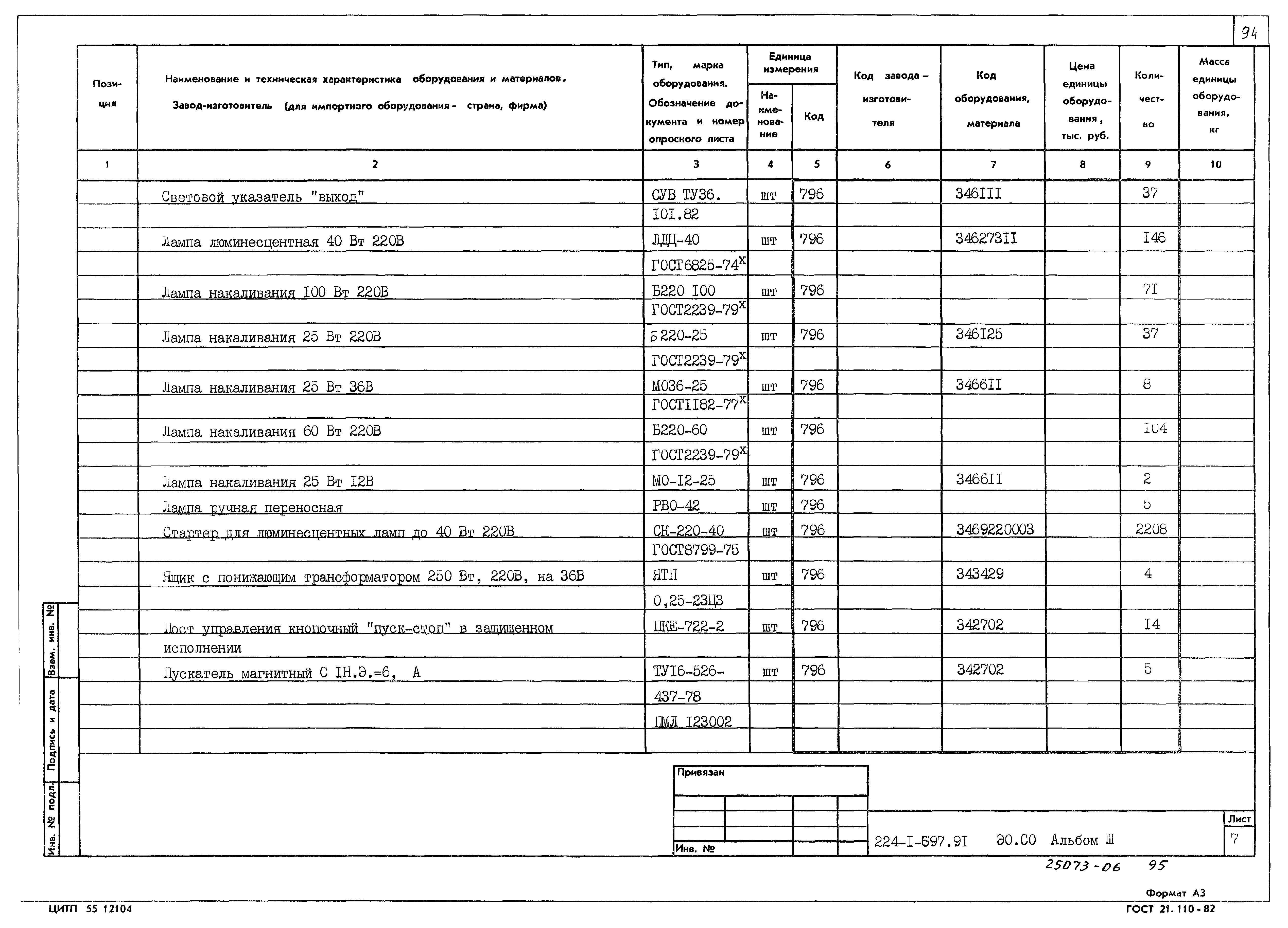 Типовой проект 224-1-697.91