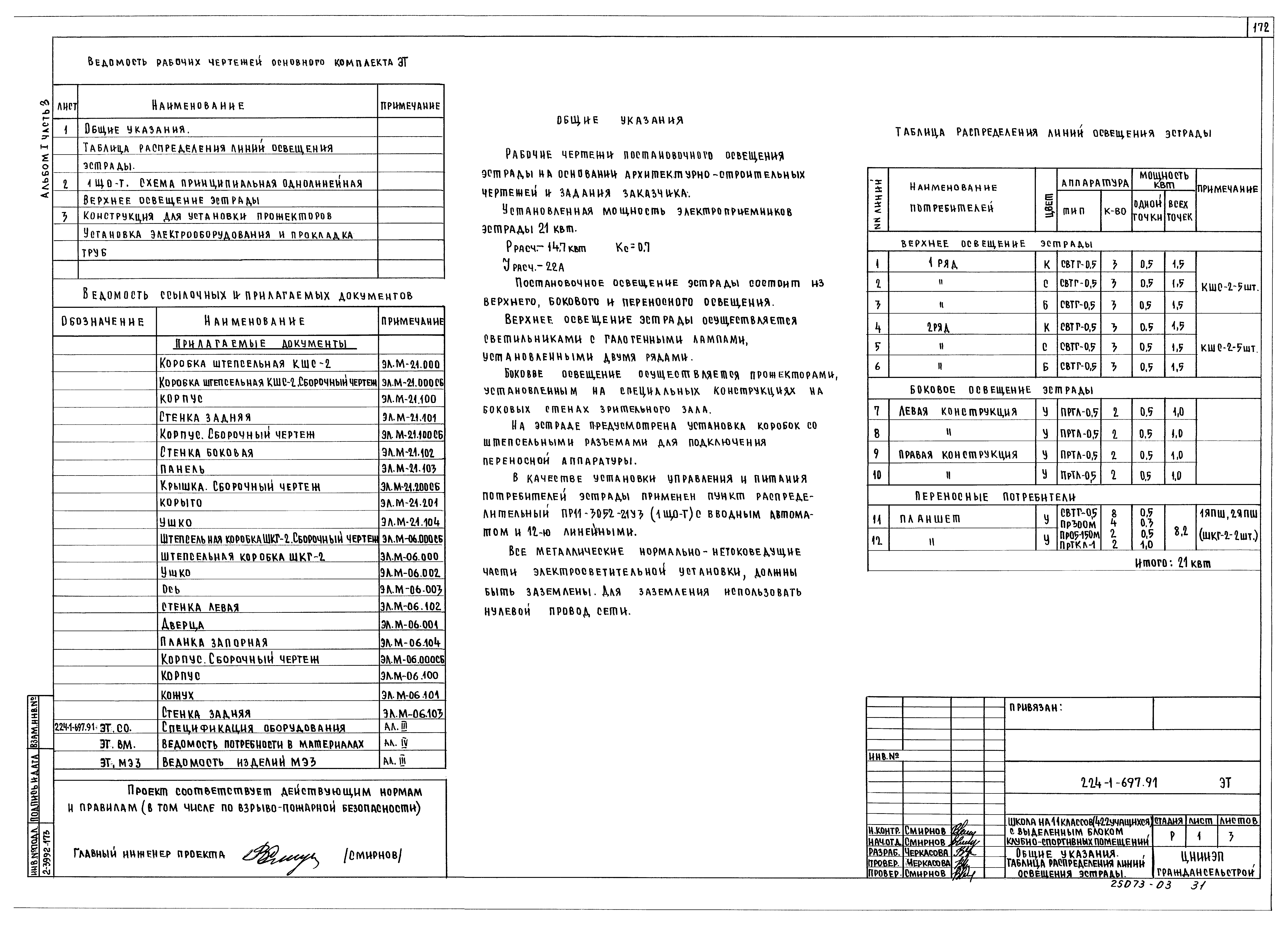 Типовой проект 224-1-697.91