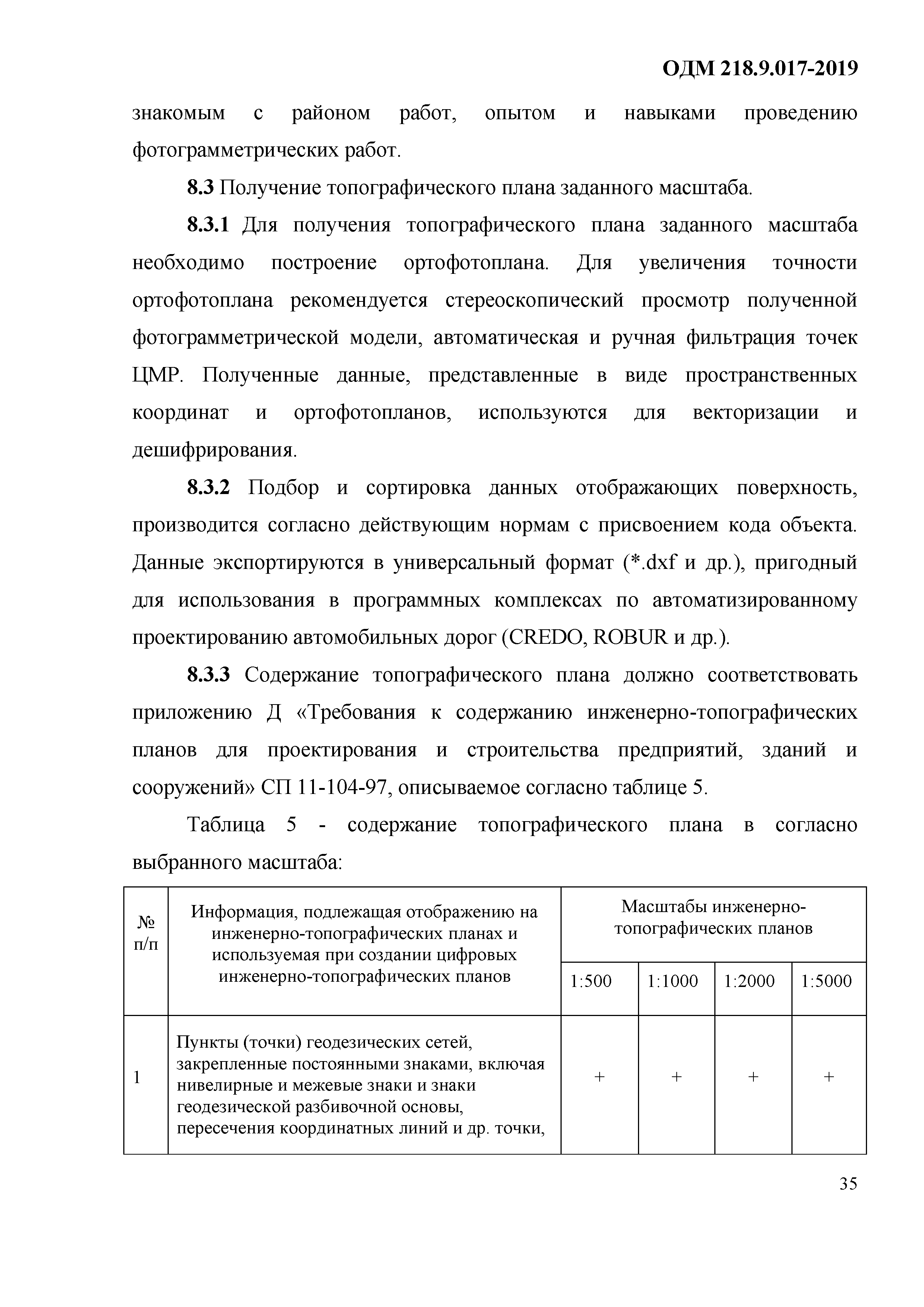 Скачать ОДМ 218.9.017-2019 Методические рекомендации по производству  аэрофототопографических работ с использованием беспилотных летательных  аппаратов при изысканиях в целях строительства и реконструкции  автомобильных дорог