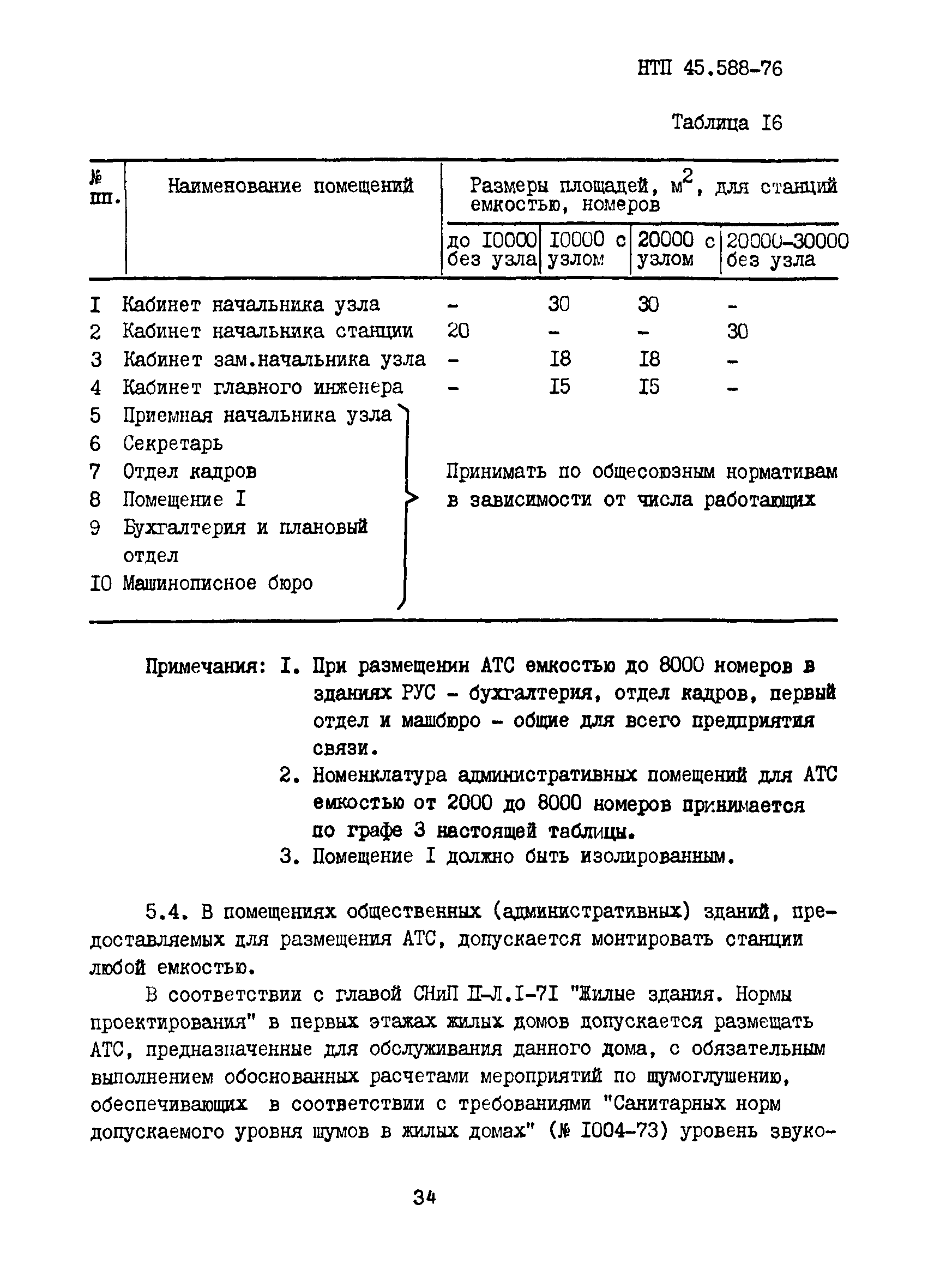 Скачать НТП 45.588-76 Сооружения гражданские предприятий проводной и  почтовой связи