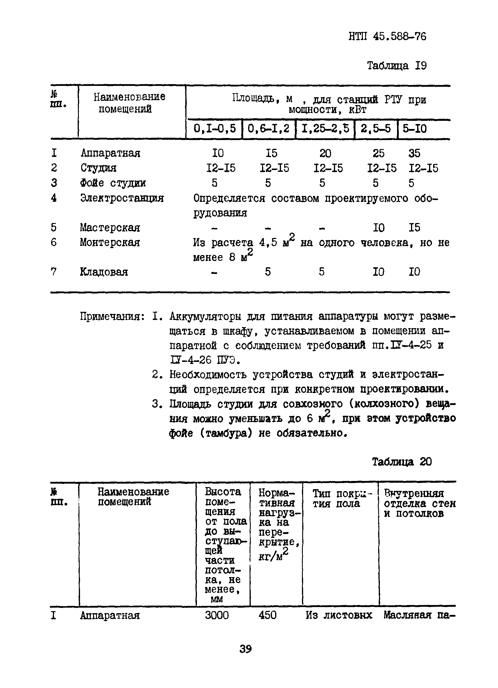 НТП 45.588-76