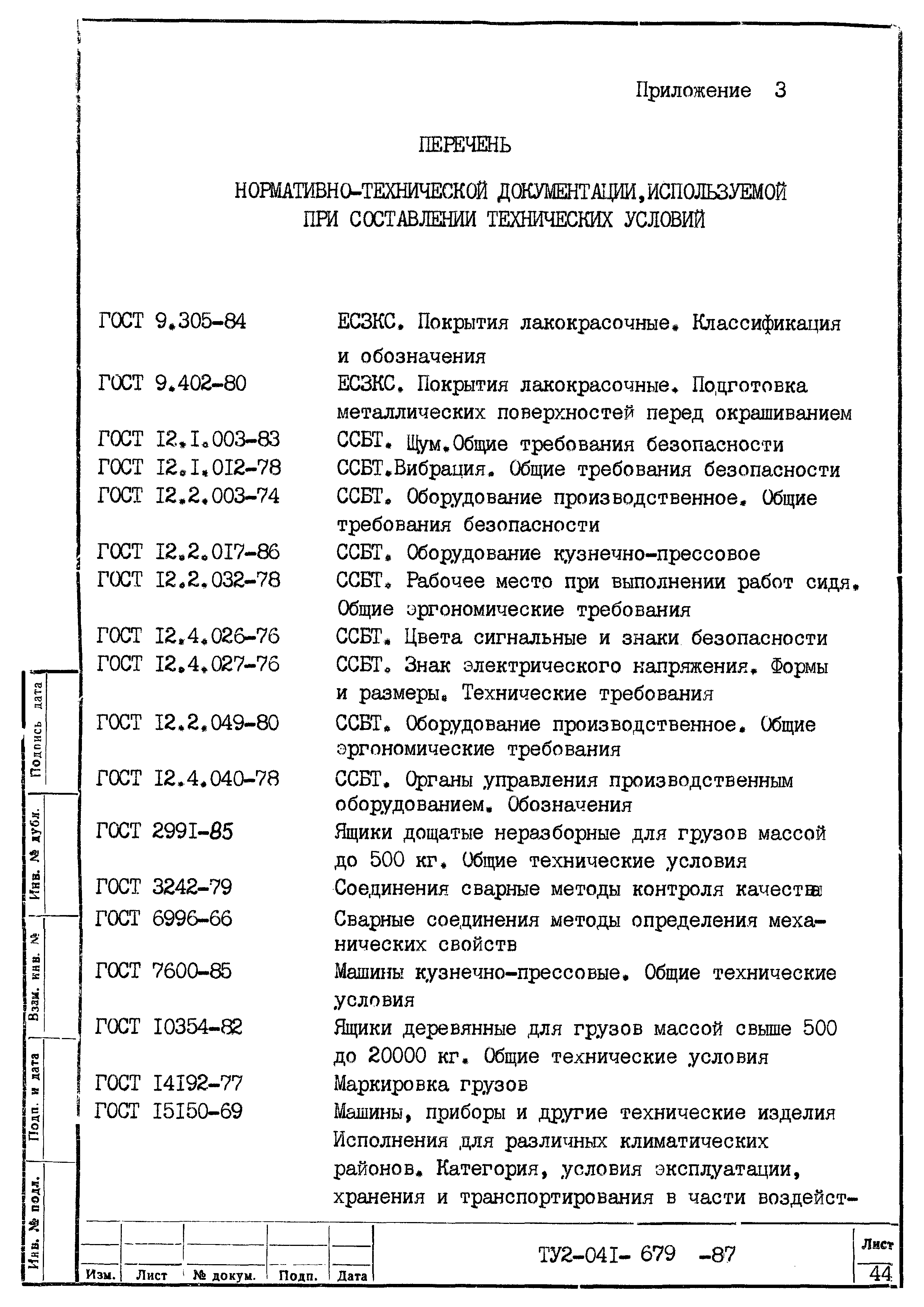 ТУ 2-041-679-87