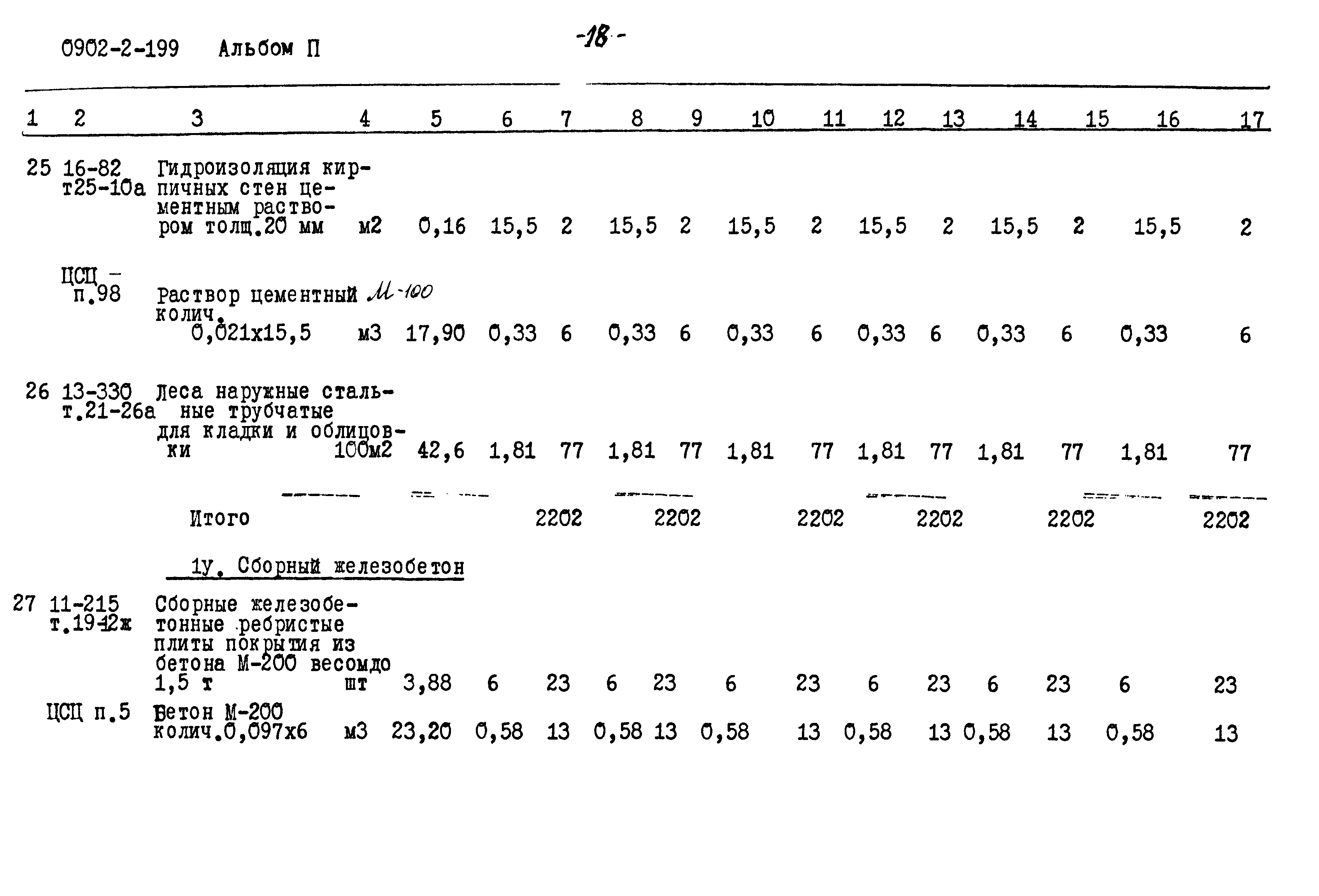 Типовой проект 0902-2-199
