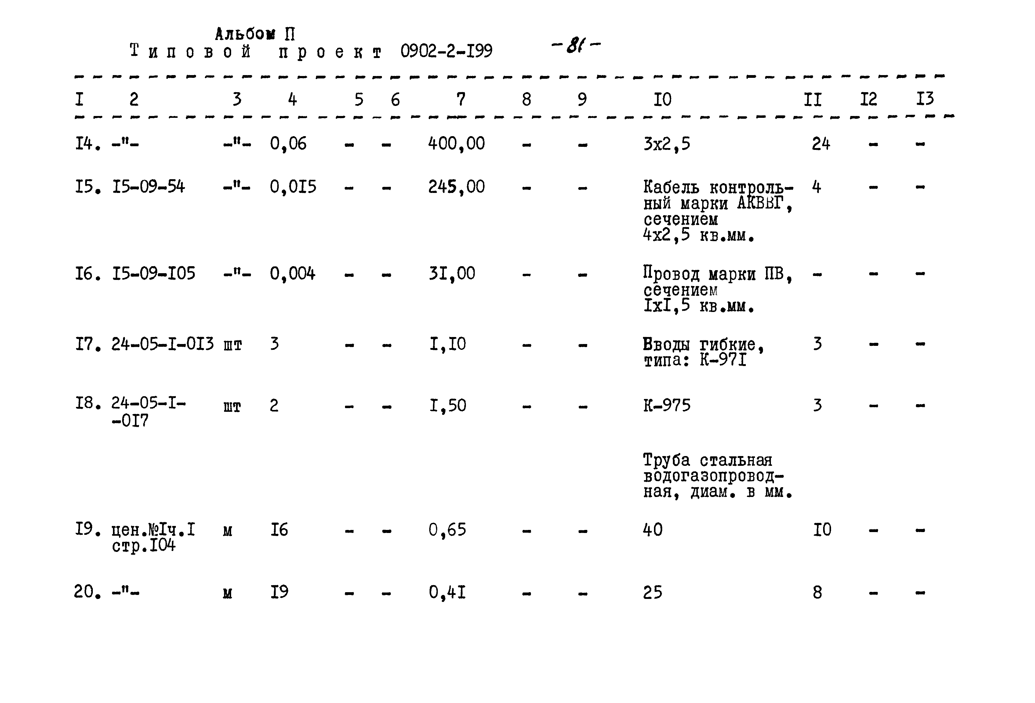 Типовой проект 0902-2-199