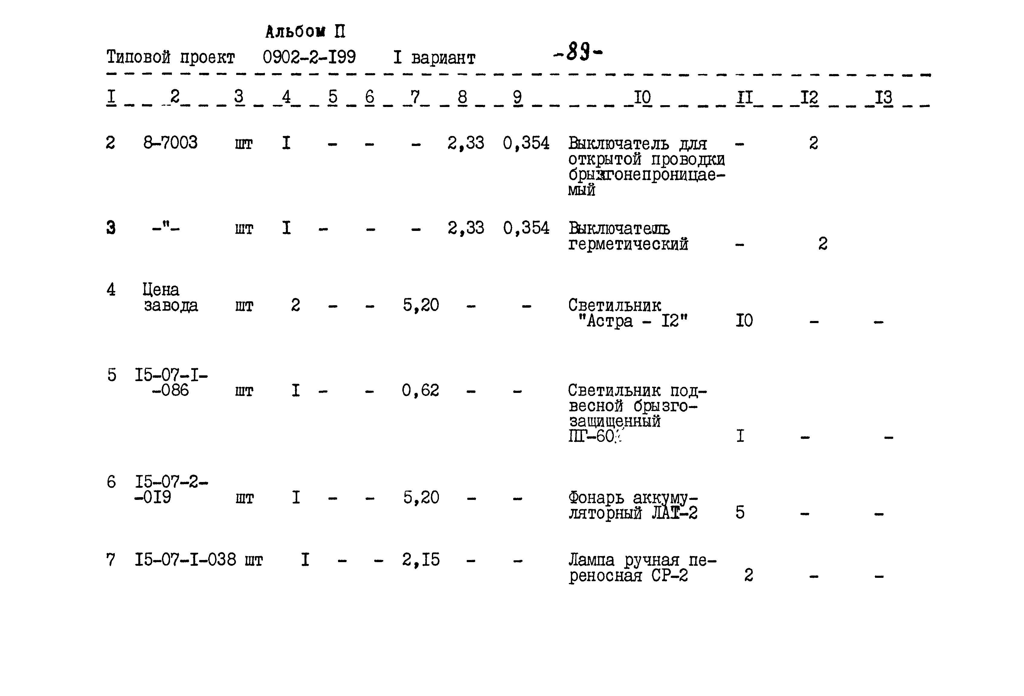 Типовой проект 0902-2-199