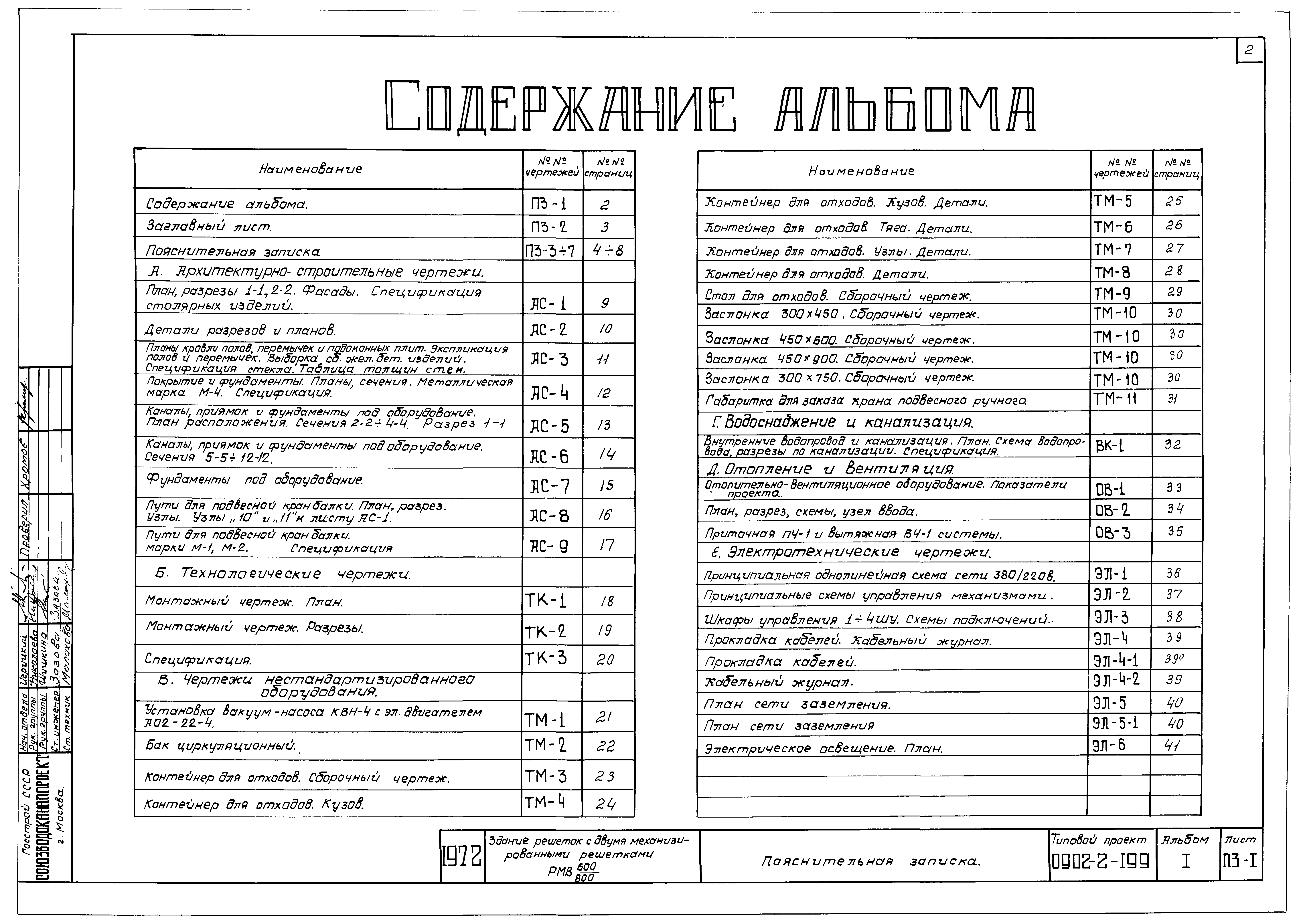 Типовой проект 0902-2-199