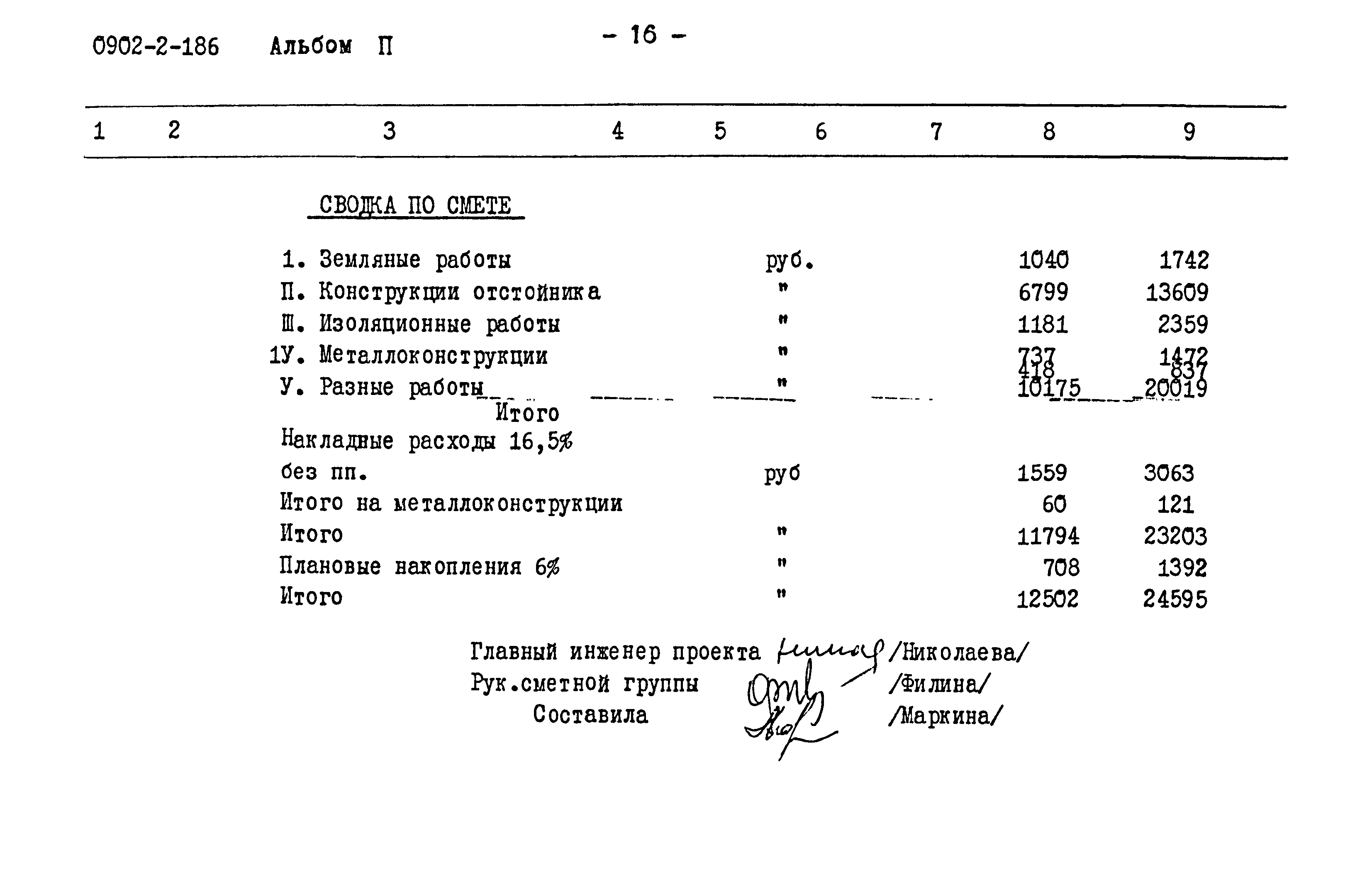 Типовой проект 0902-2-186