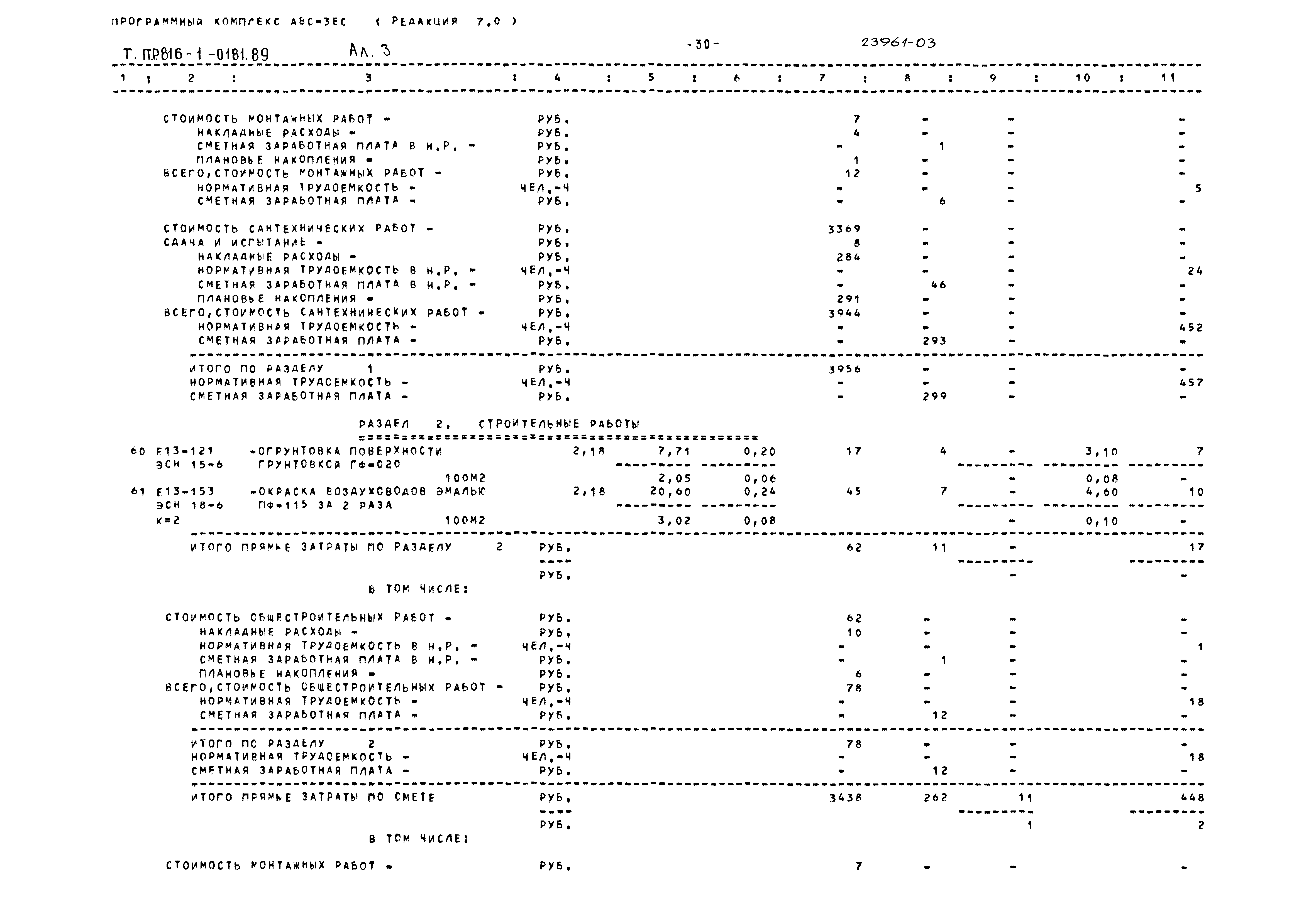 Типовые проектные решения 816-1-0181.89