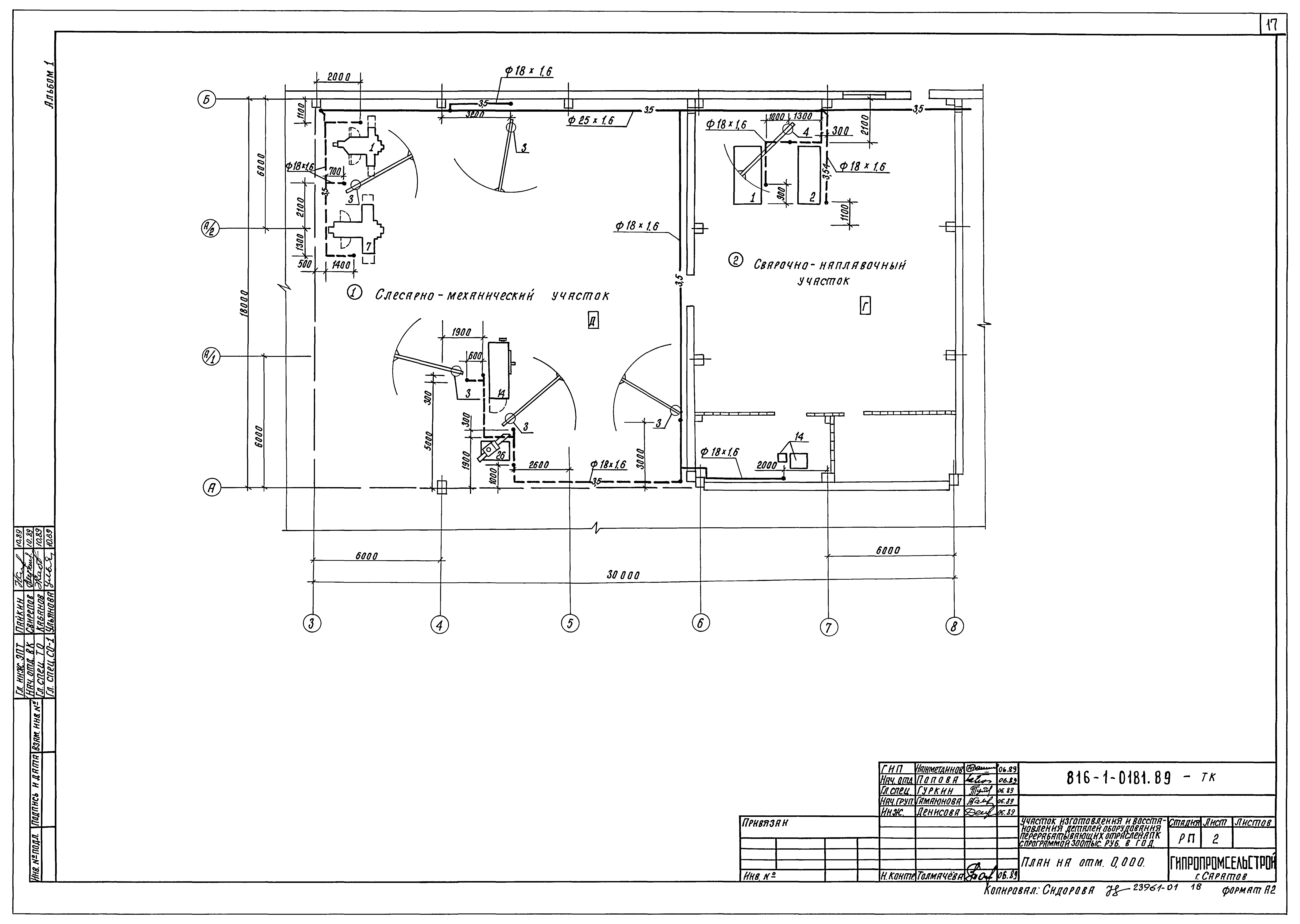 Типовые проектные решения 816-1-0181.89