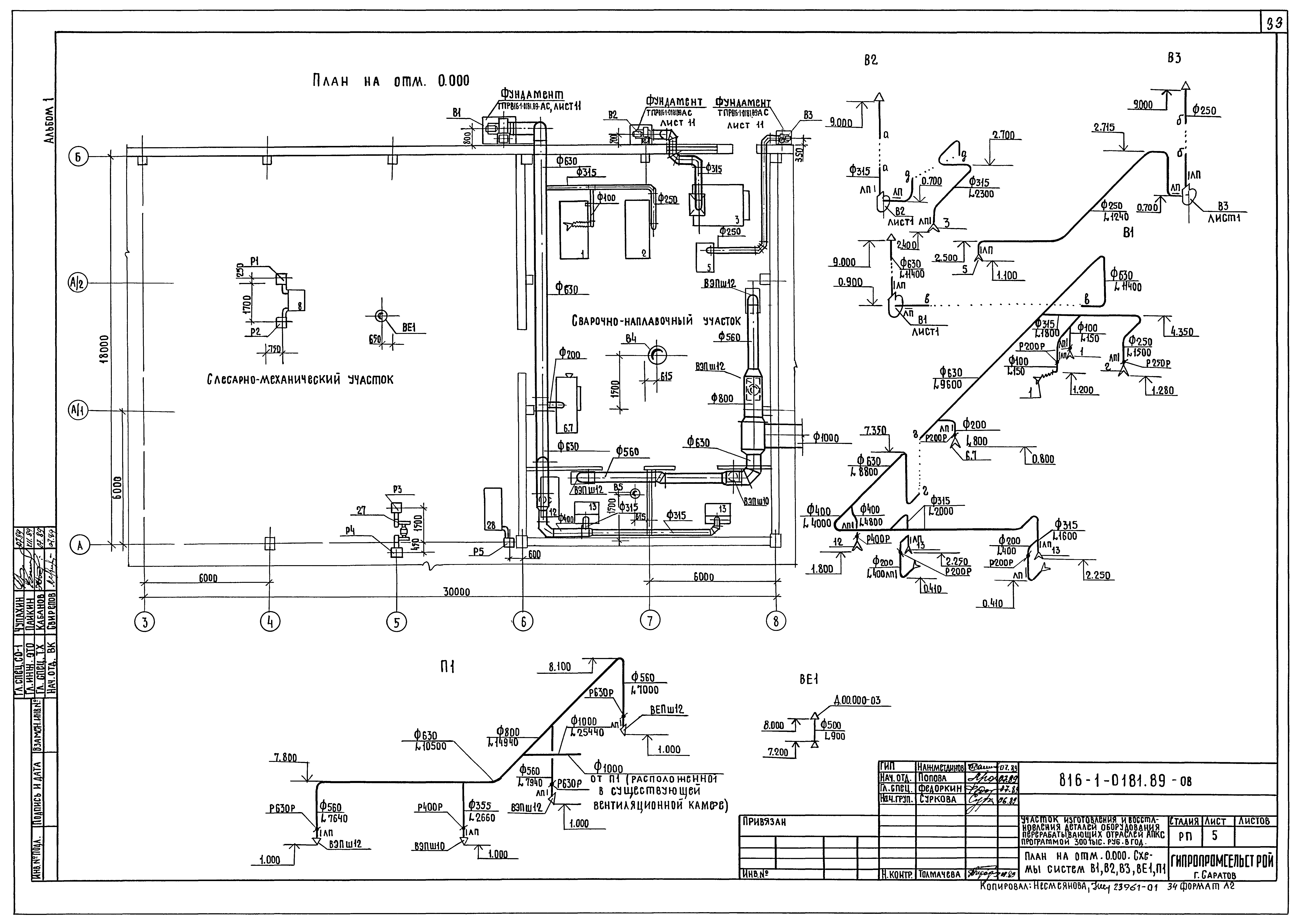 Типовые проектные решения 816-1-0181.89