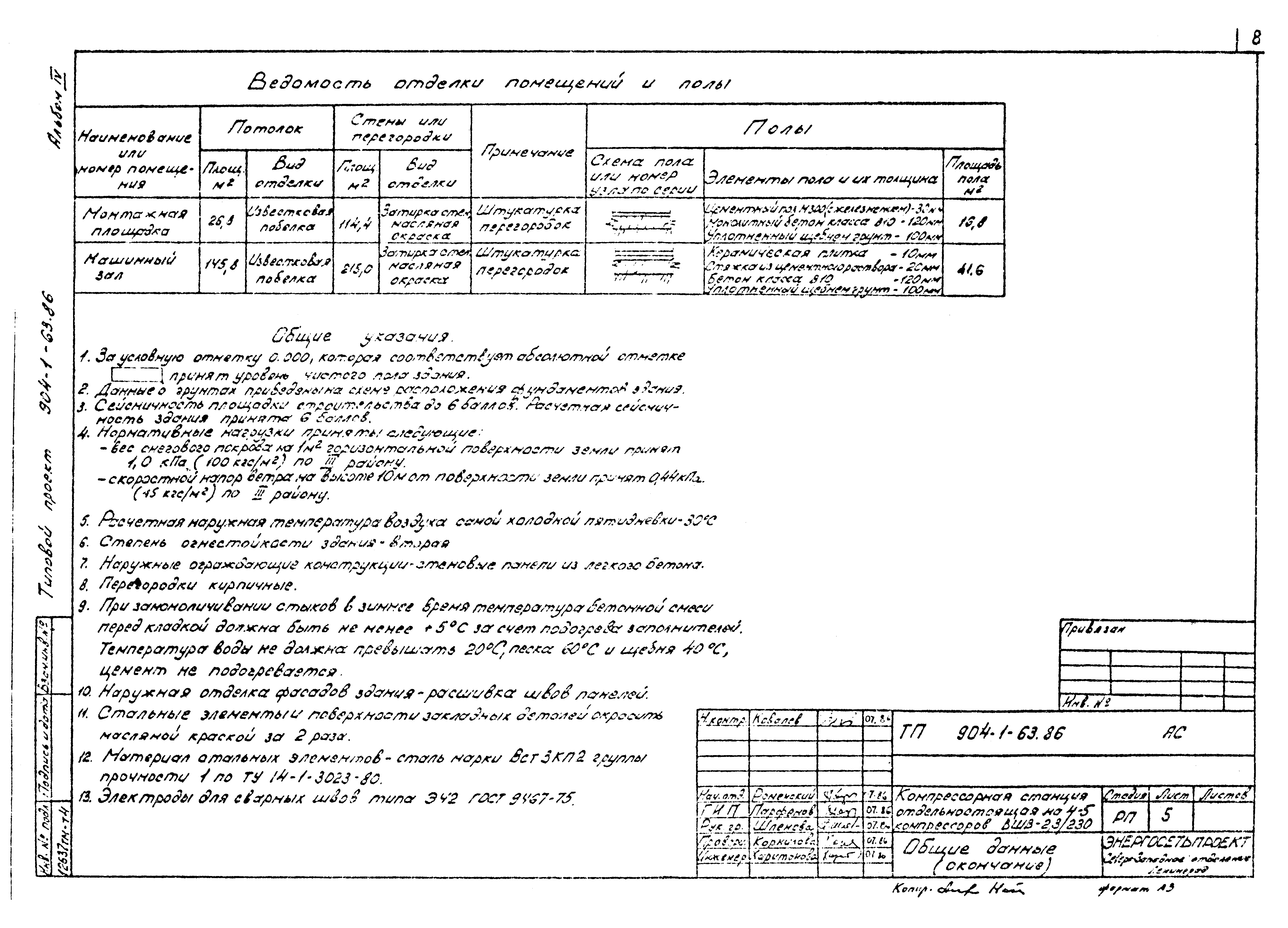 Типовой проект 904-1-63.86