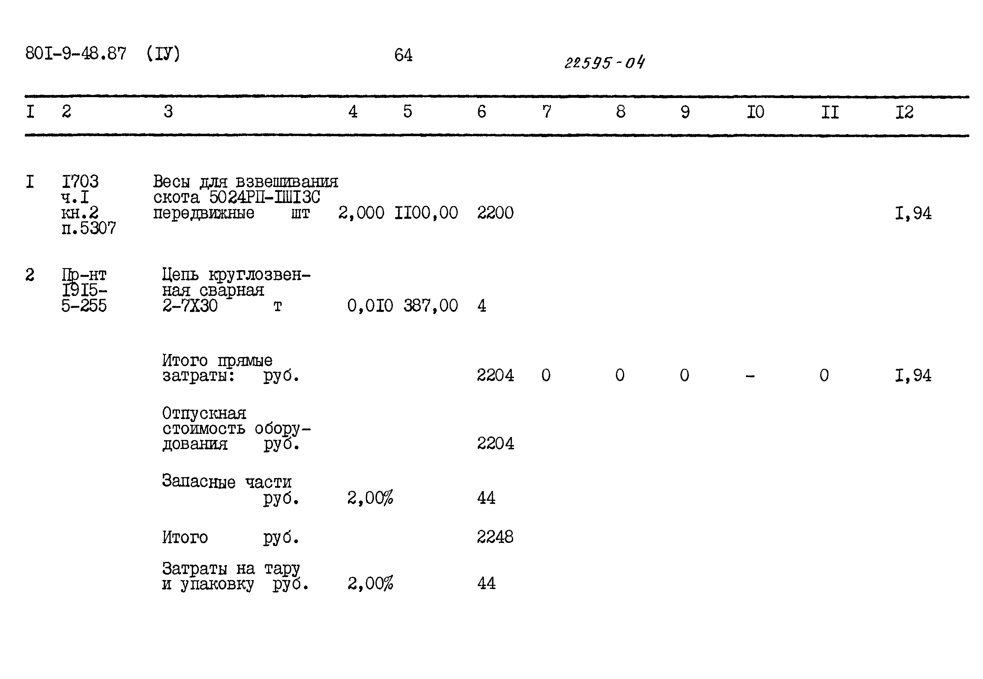 Типовой проект 801-9-48.87