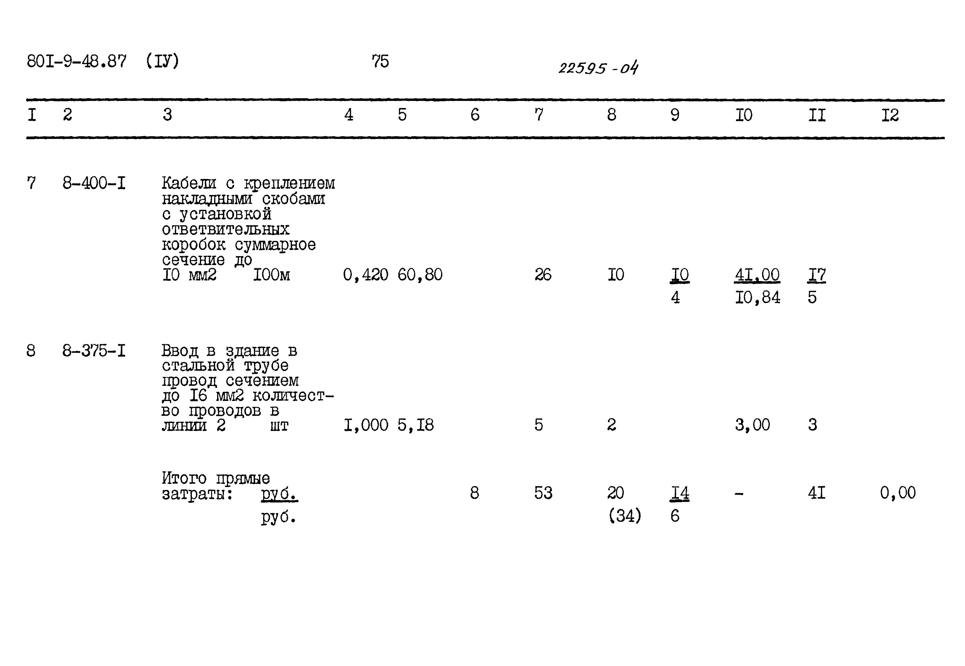 Типовой проект 801-9-48.87
