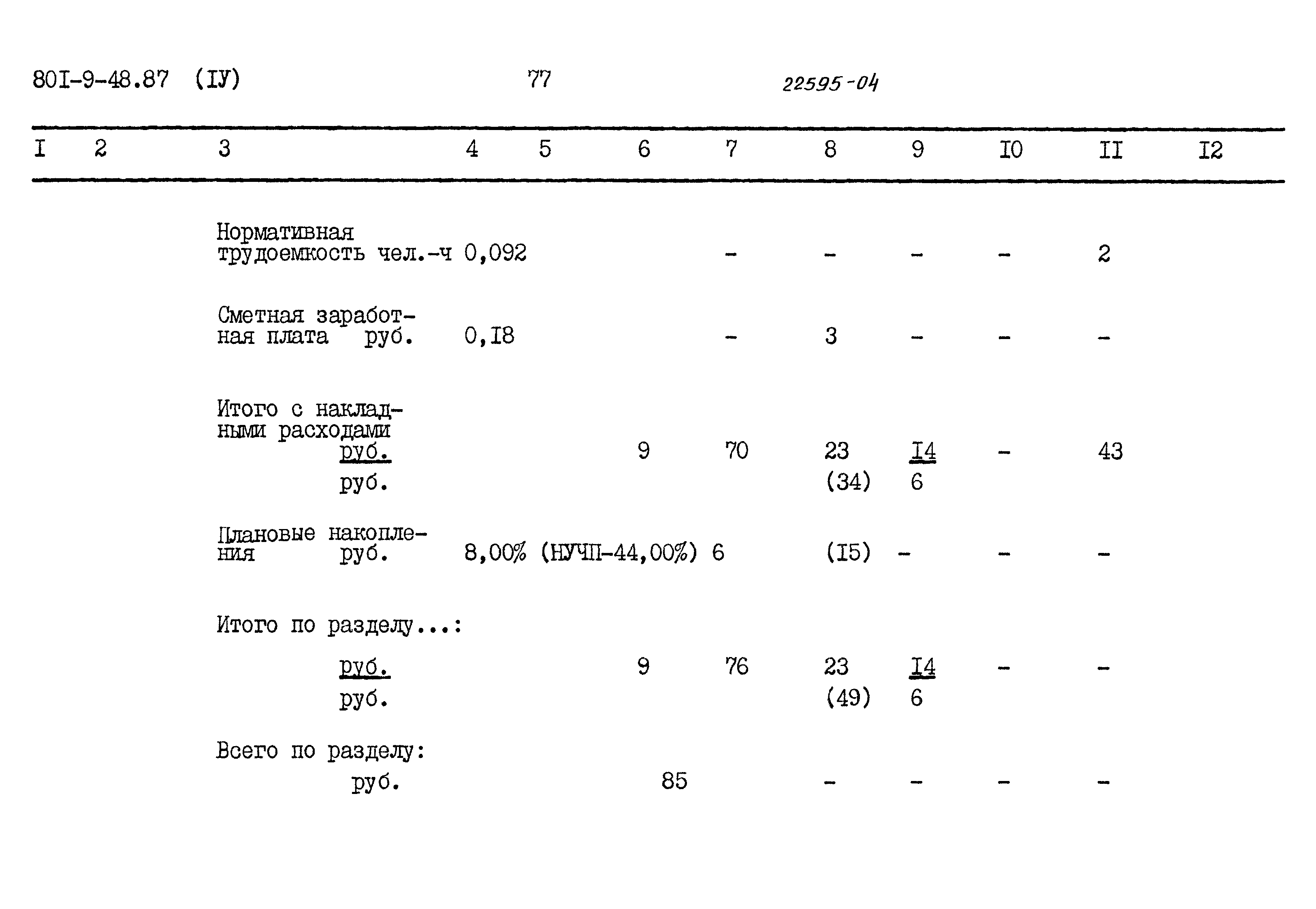 Типовой проект 801-9-48.87